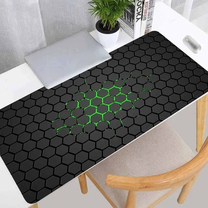 XXL Hexagon Mouse Pad Large Soft Rubber Desk Mat for Gaming Office Keyboard