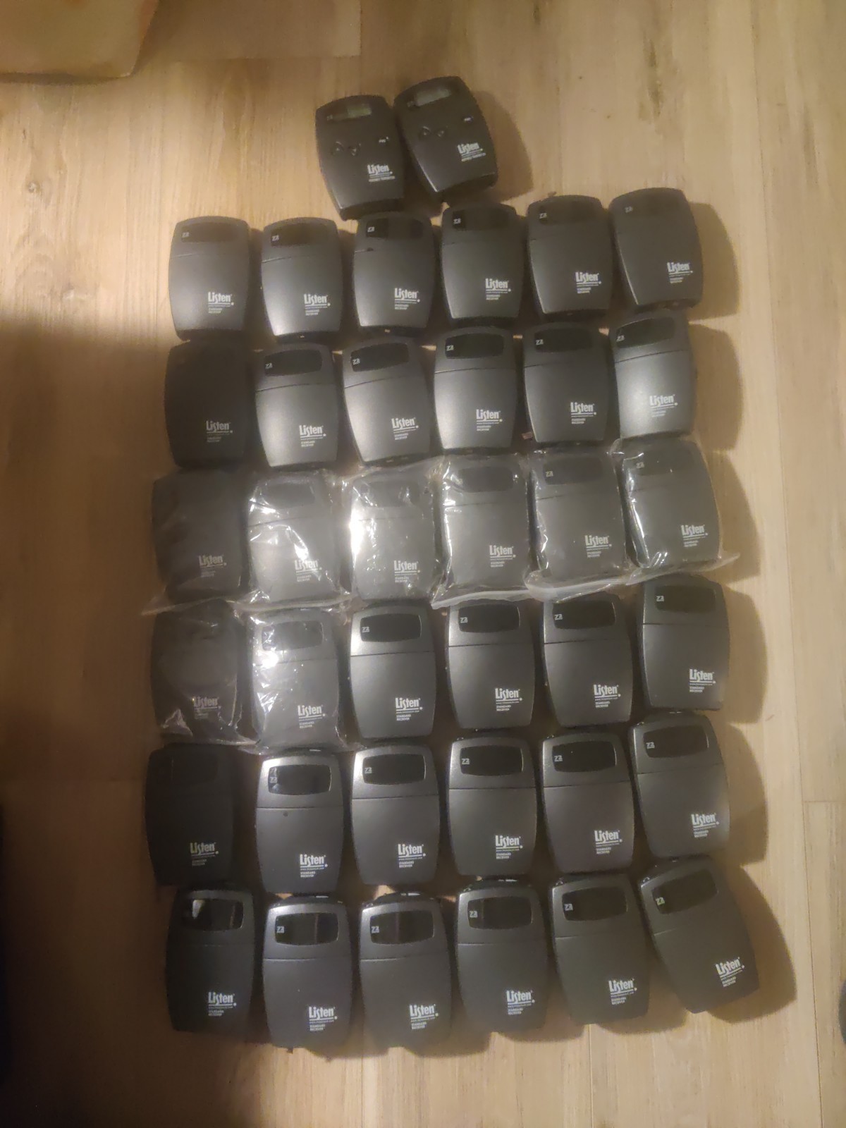 Bulk Wholesale Lot of 40 Listen Technologies 72MHz (2 Transmitters, 38...