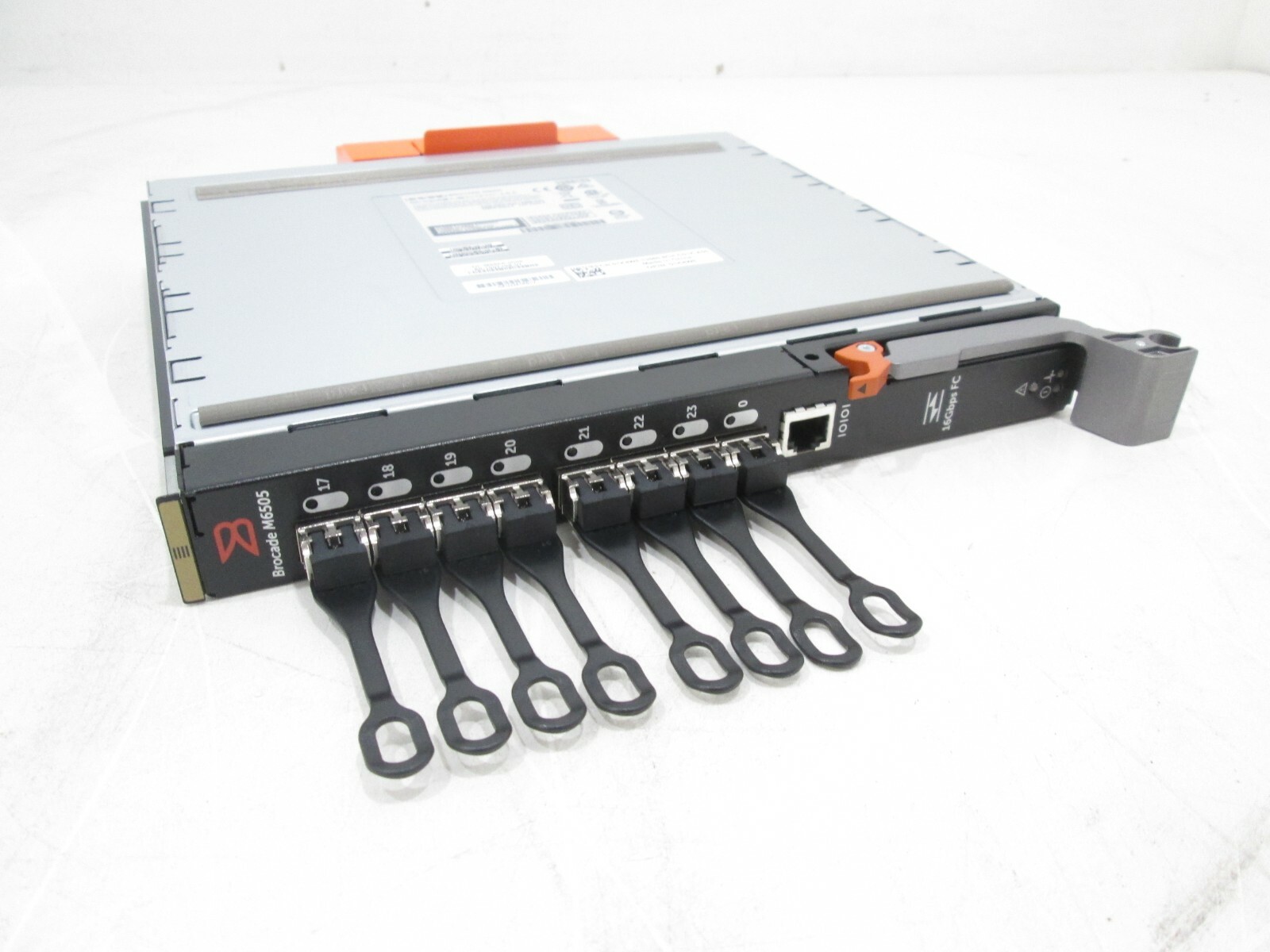 New Dell Brocade M6505 1K4W5 Fibre Channel 16GB Switch SAN I/O  57-0000088-01