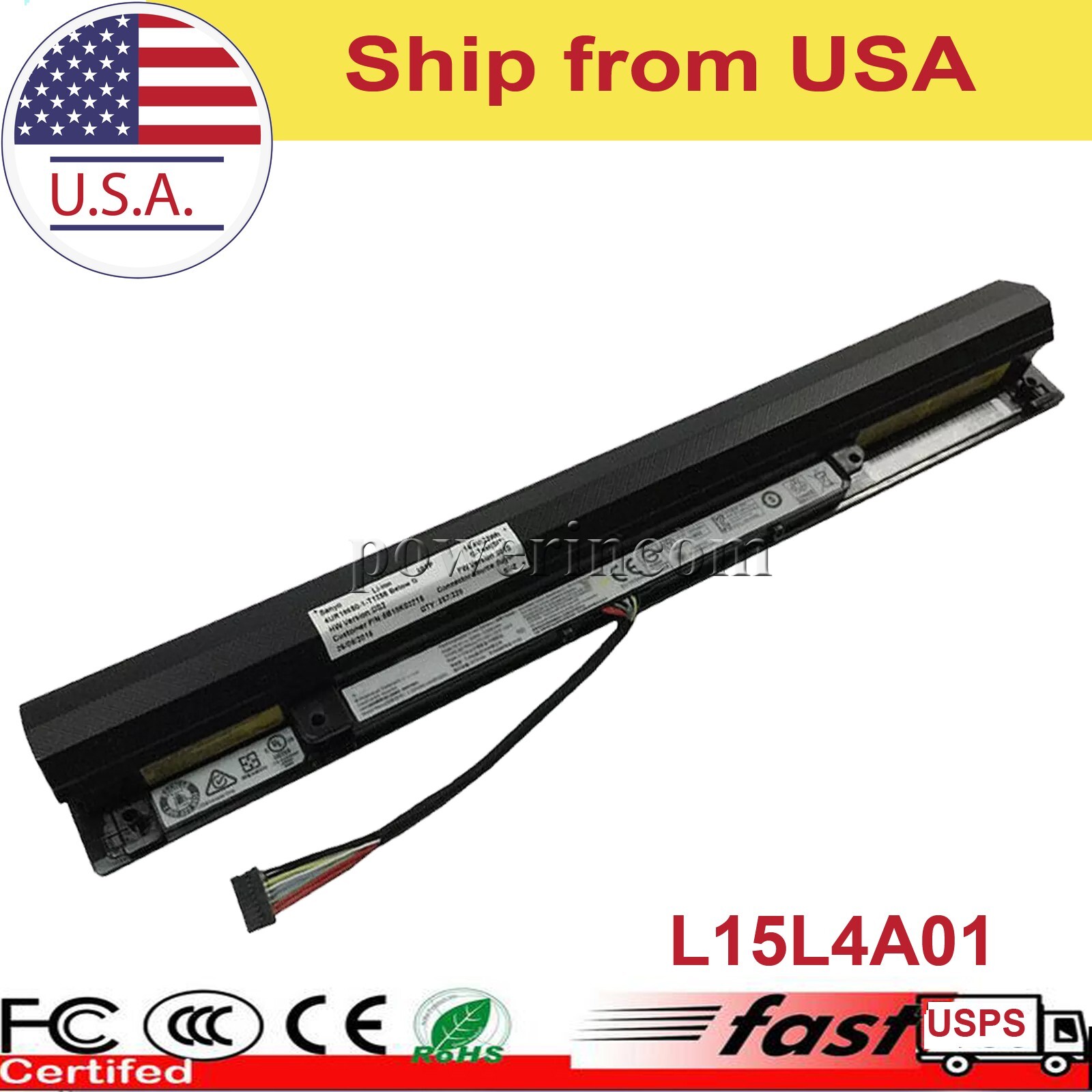 L15L4E01 L15L4A01 Laptop Battery For Lenovo L15M4A01 L15M4E01 L15S4A01 L15S4E01