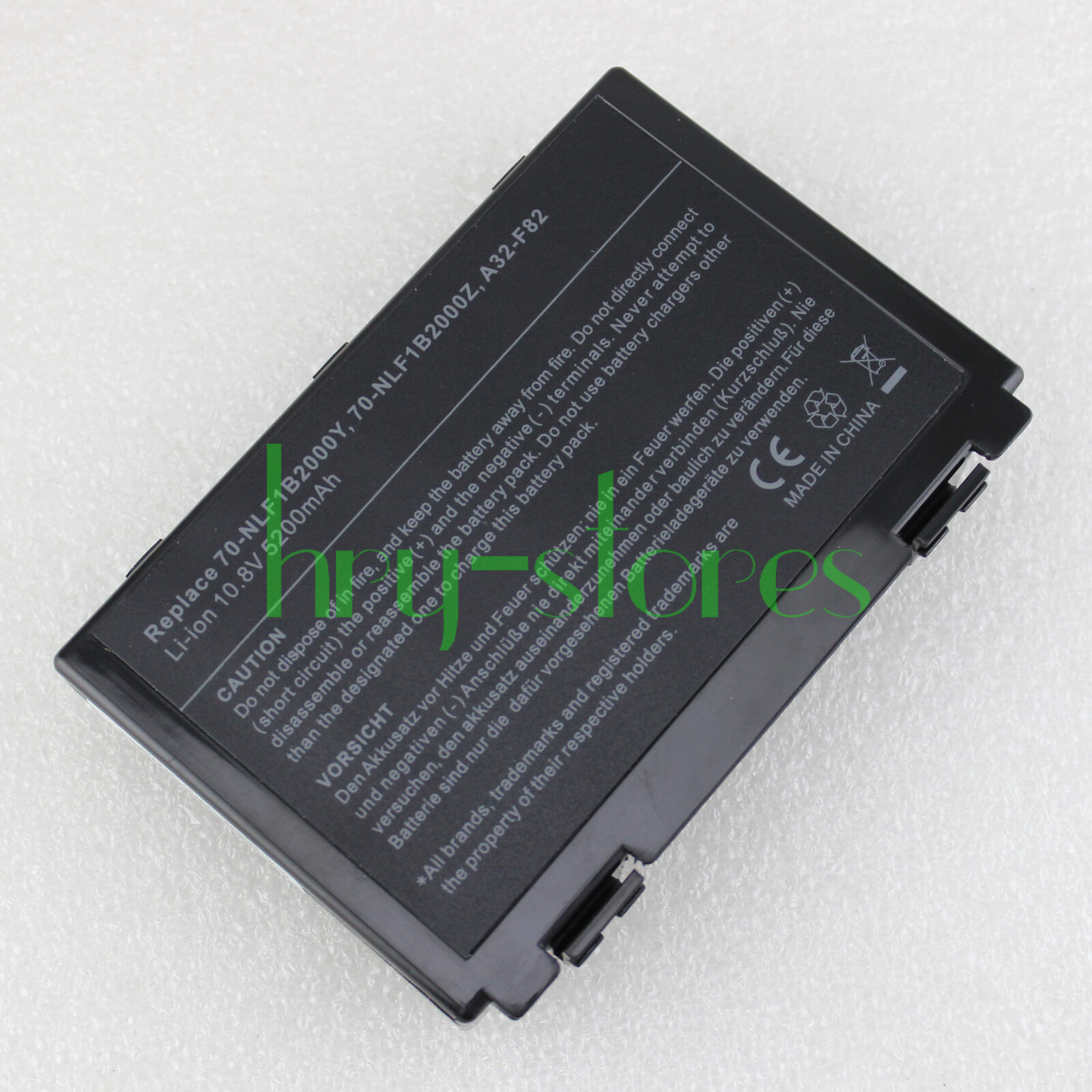 Battery for Asus A41 F52 F82 K40C K40IJ K50AB K51 K60IL K70A X70 A32-F52 A32-F82