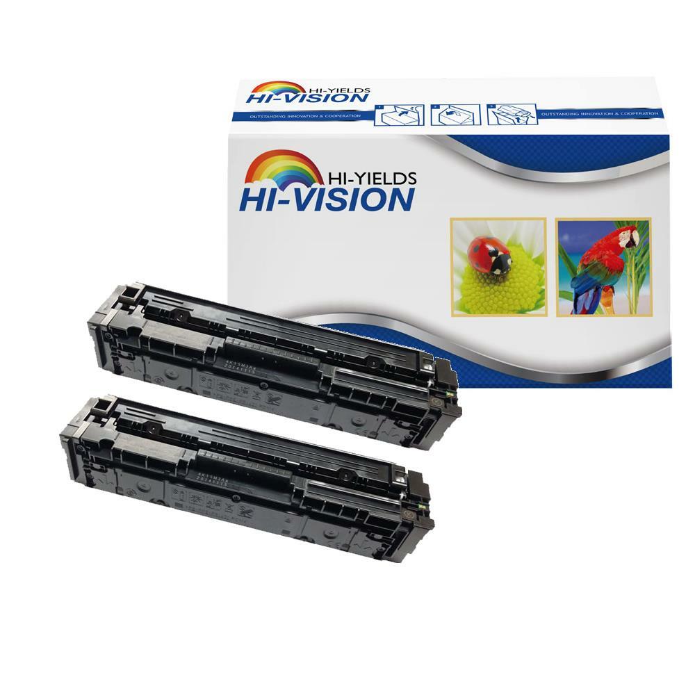 2pk Black Toner replace for HP Color LaserJet Pro M252n MFP M277dw CF400A 201A