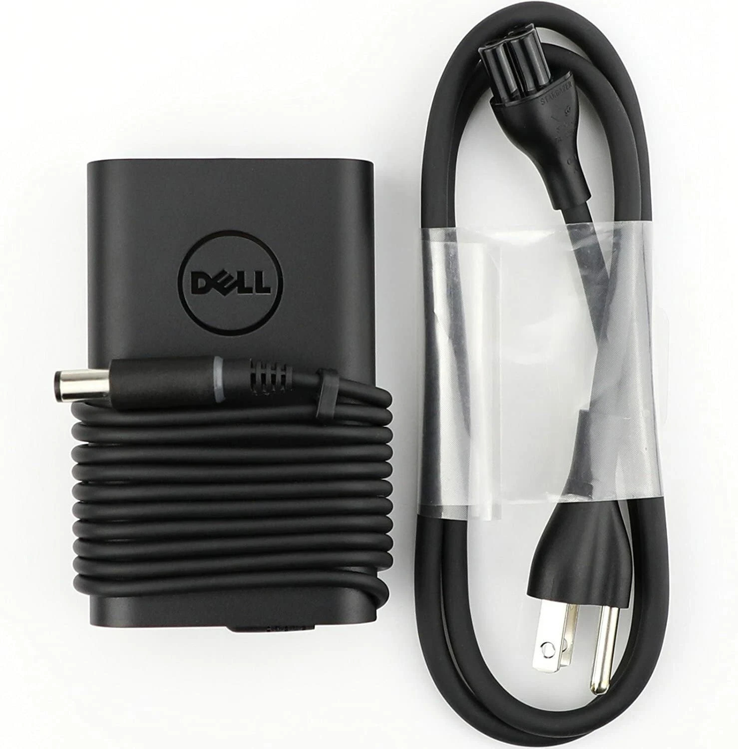 Genuine OEM Dell 65W 19.5V 3.34A AC adapter laptop charger 7.4mm tip &Power Cord
