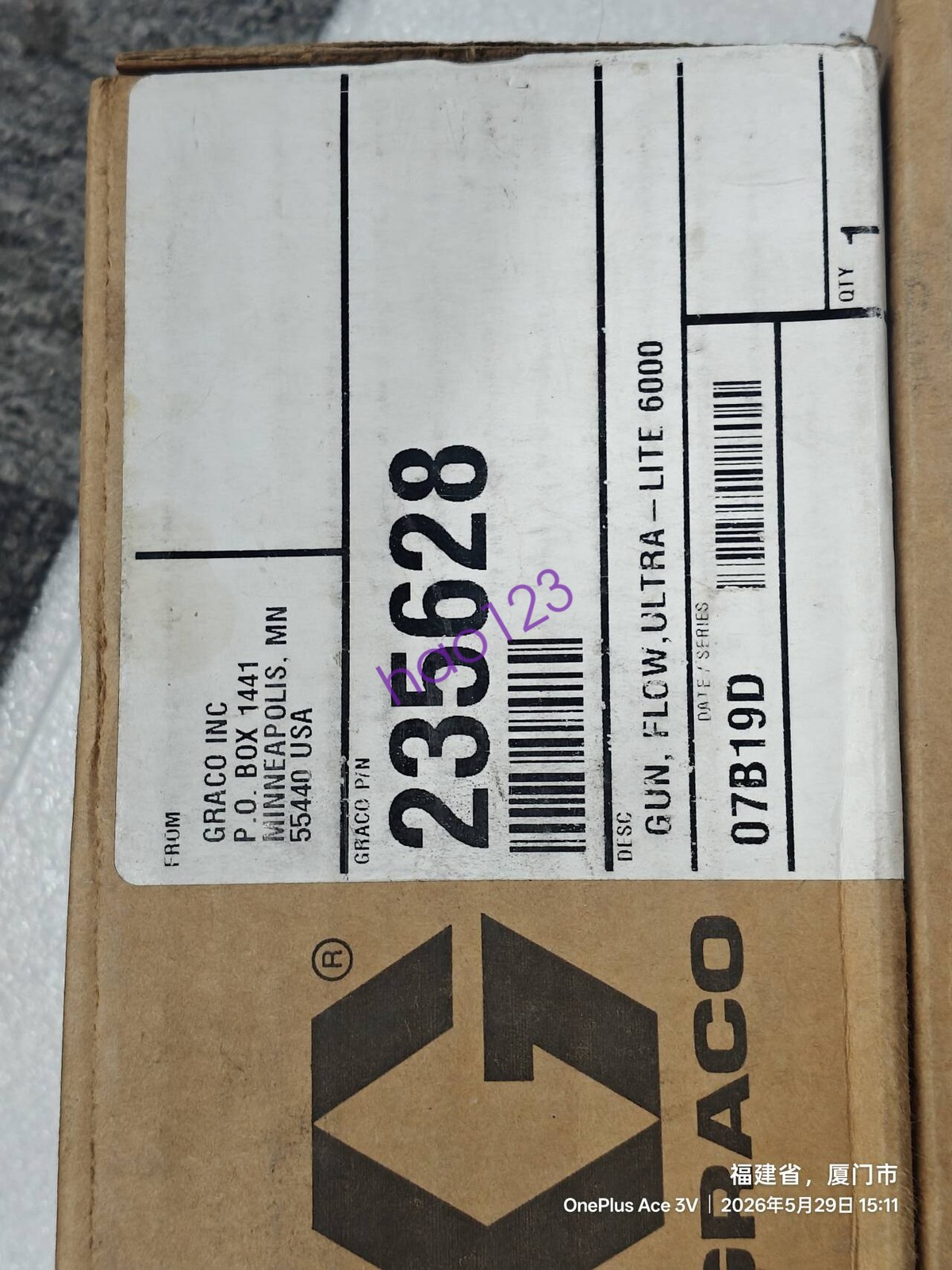1pcs new GRACO 235628 Fast shipping DHL/FedEx