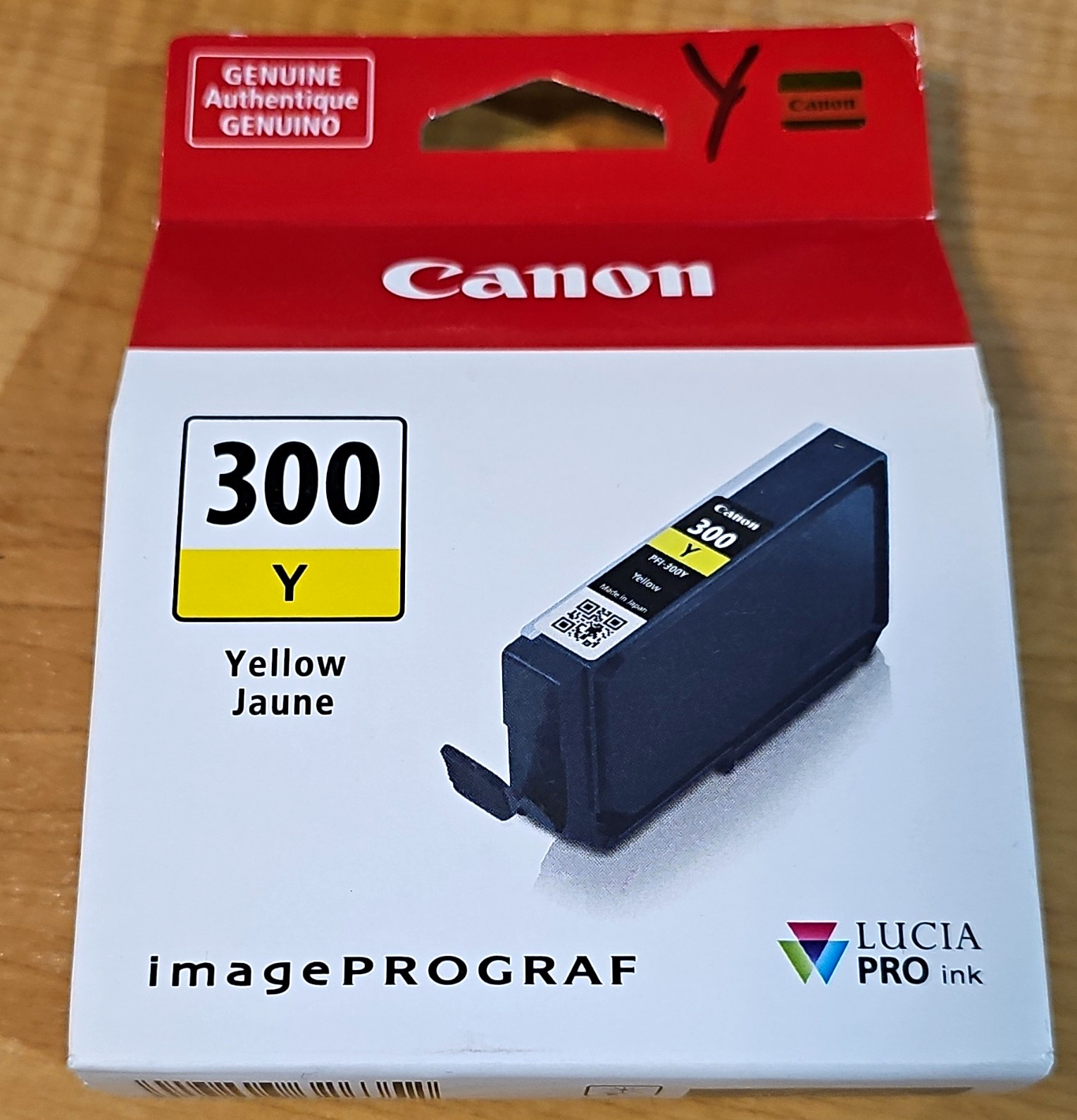 New Canon PFI-300Y Yellow Genuine Ink Tank for imagePROGRAF PRO-300 (4196C002)
