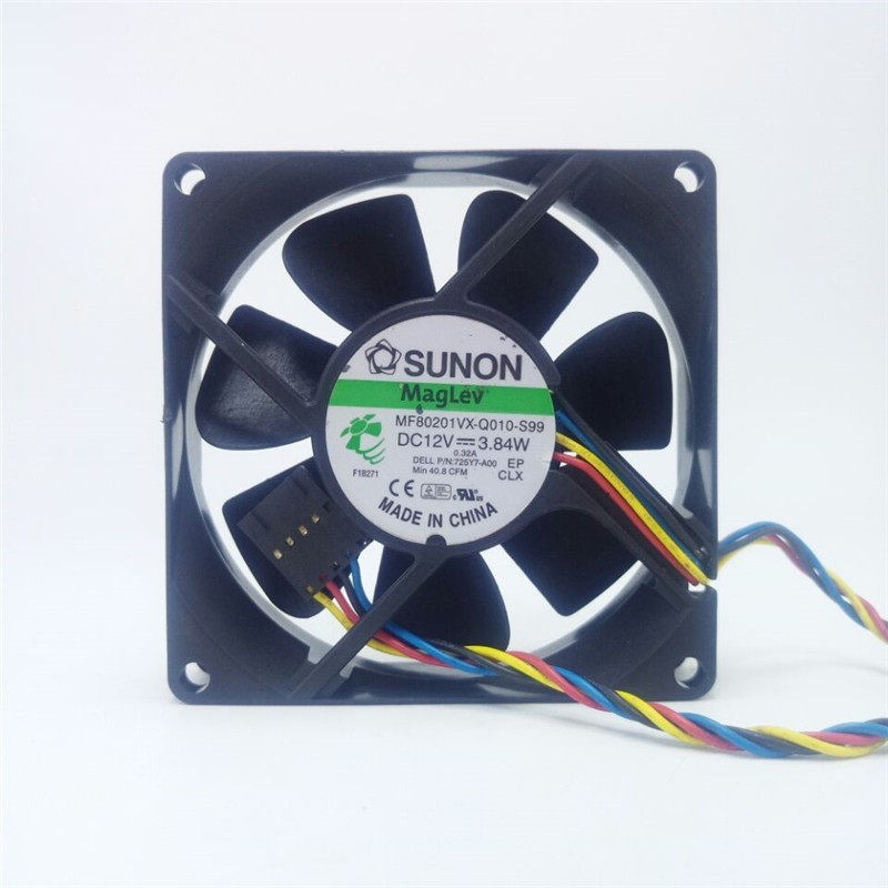 1PCS SUNON MF80201VX-Q010-S99 8020 12V 3.84W 4-pin