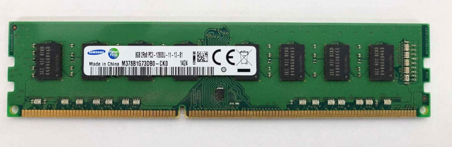 Samsung 8GB DDR3 PC3-12800U 1600MHz Desktop RAM M378B1G73DB0CK0 2Rx8 DIMM Module