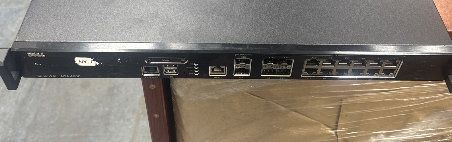 Dell SonicWall NSA 4600 Firewall 12-Port Network Security Appliance 1RK26-0A3