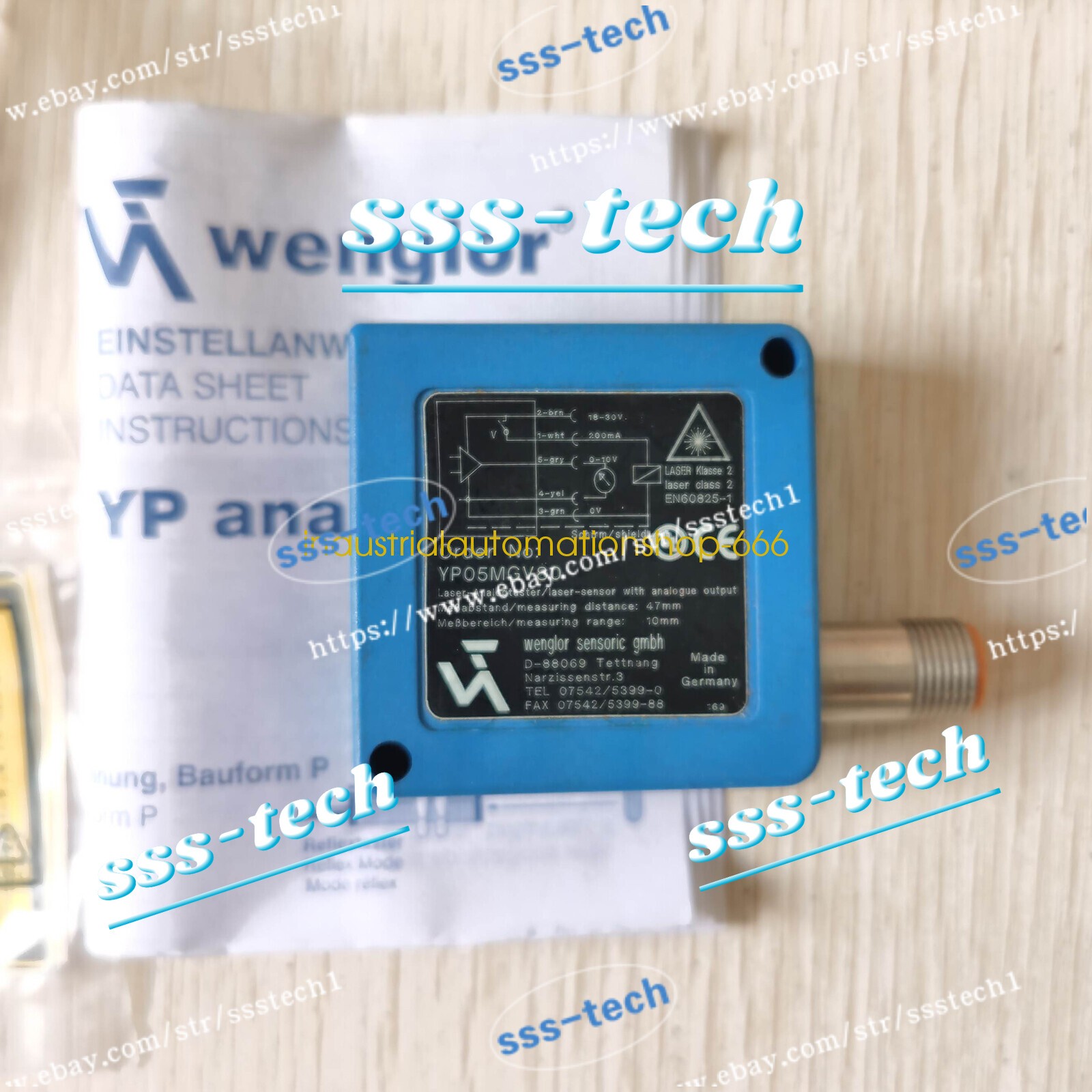 1PC NEW Wenglor Sensor YP05MGV80 Via DHL or FedEX