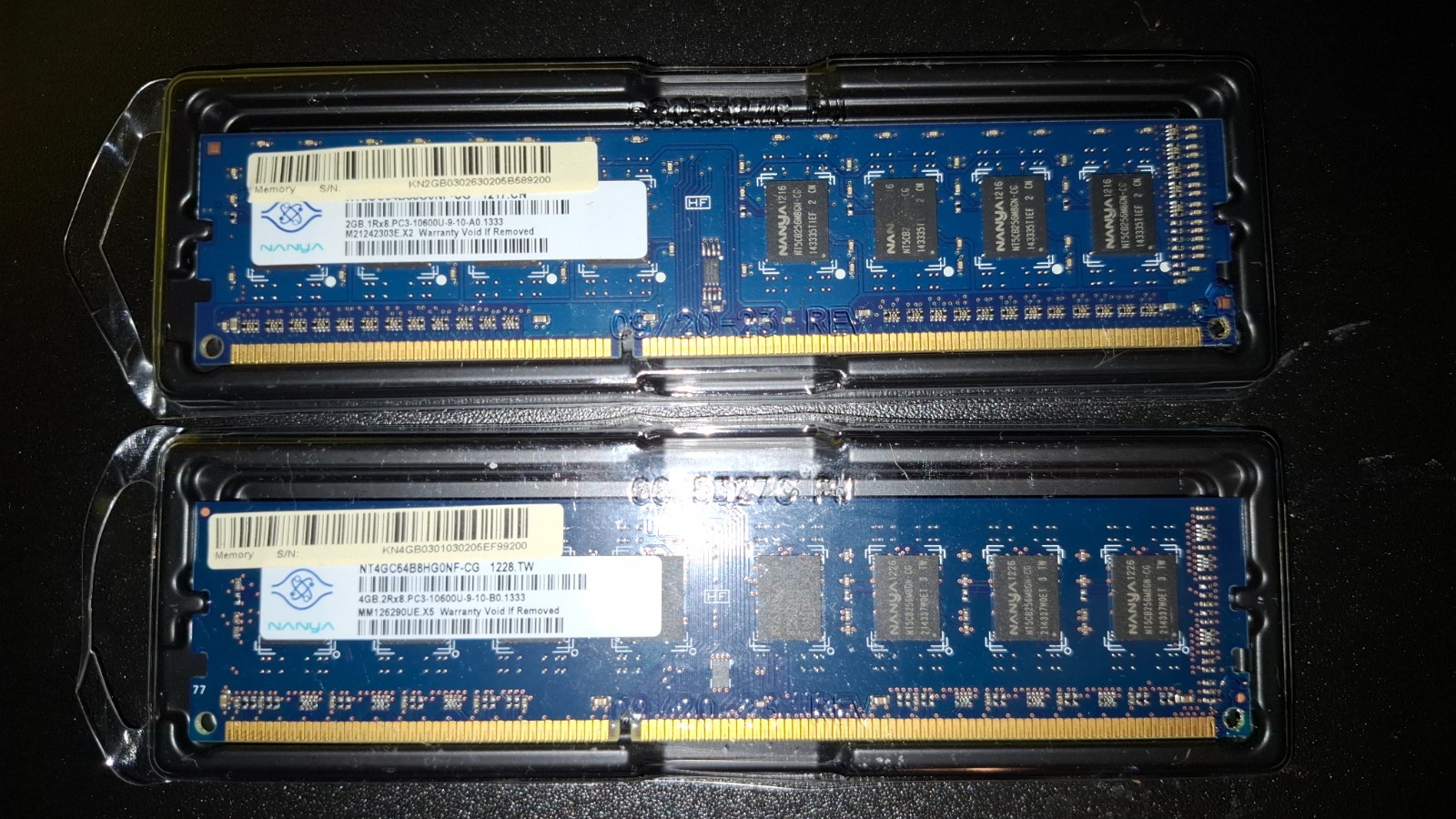 Nanya 6GB RAM Kit 2+4GB DDR3 1333MT/s (PC3 10600U)