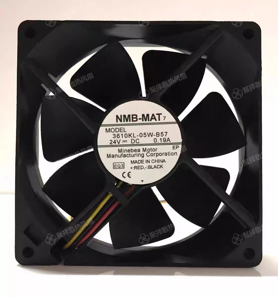 NMB 3610KL-05W-B57 9025 DC24V 0.19A 9CM 3-Wire Inverter Cooling Fan