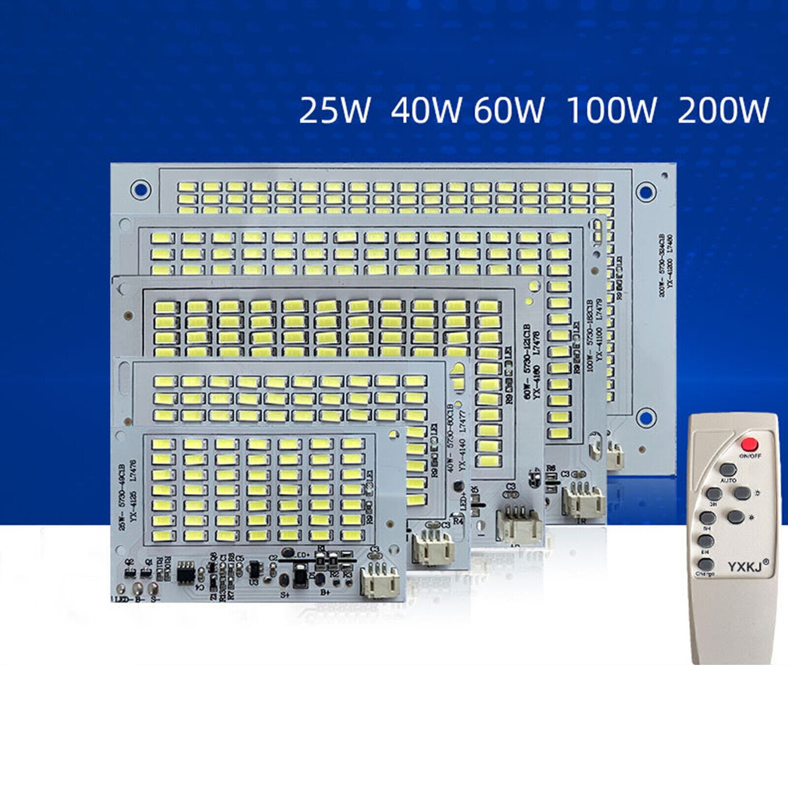 LED Solar Light Control Panel Board Lamp Integrated Board 25W/40W/60W/100W/200W
