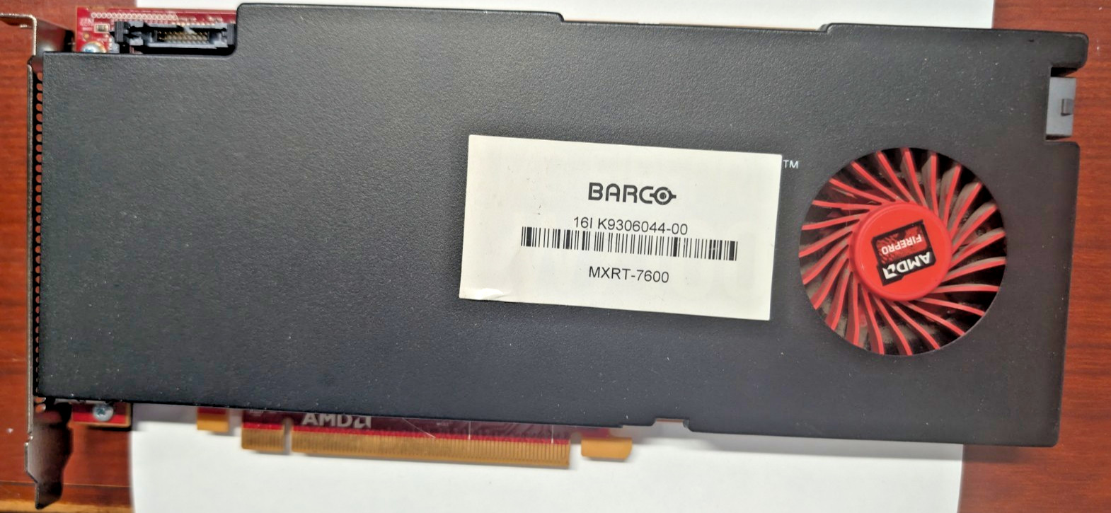 Barco MXRT 7600 8GB GDDR5 7124H06600G 4x DisplayPort GPU