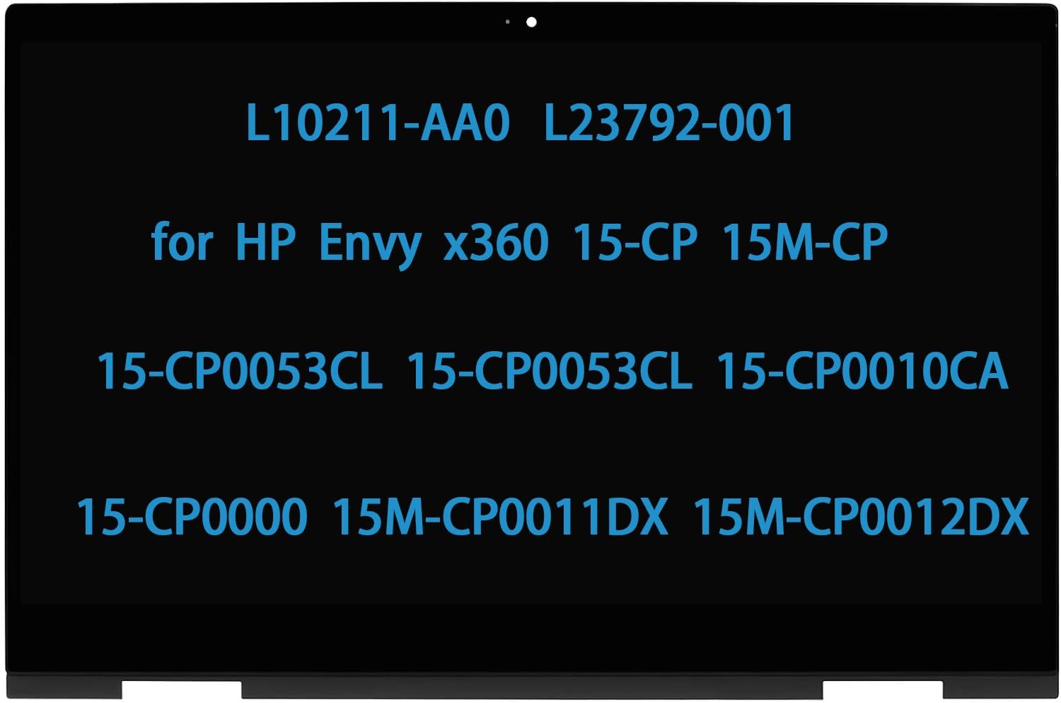 L23792-001 Screen for HP Envy X360 15-CP0053CL 15M-CP0011DX  FullHD(1920 * 1080)