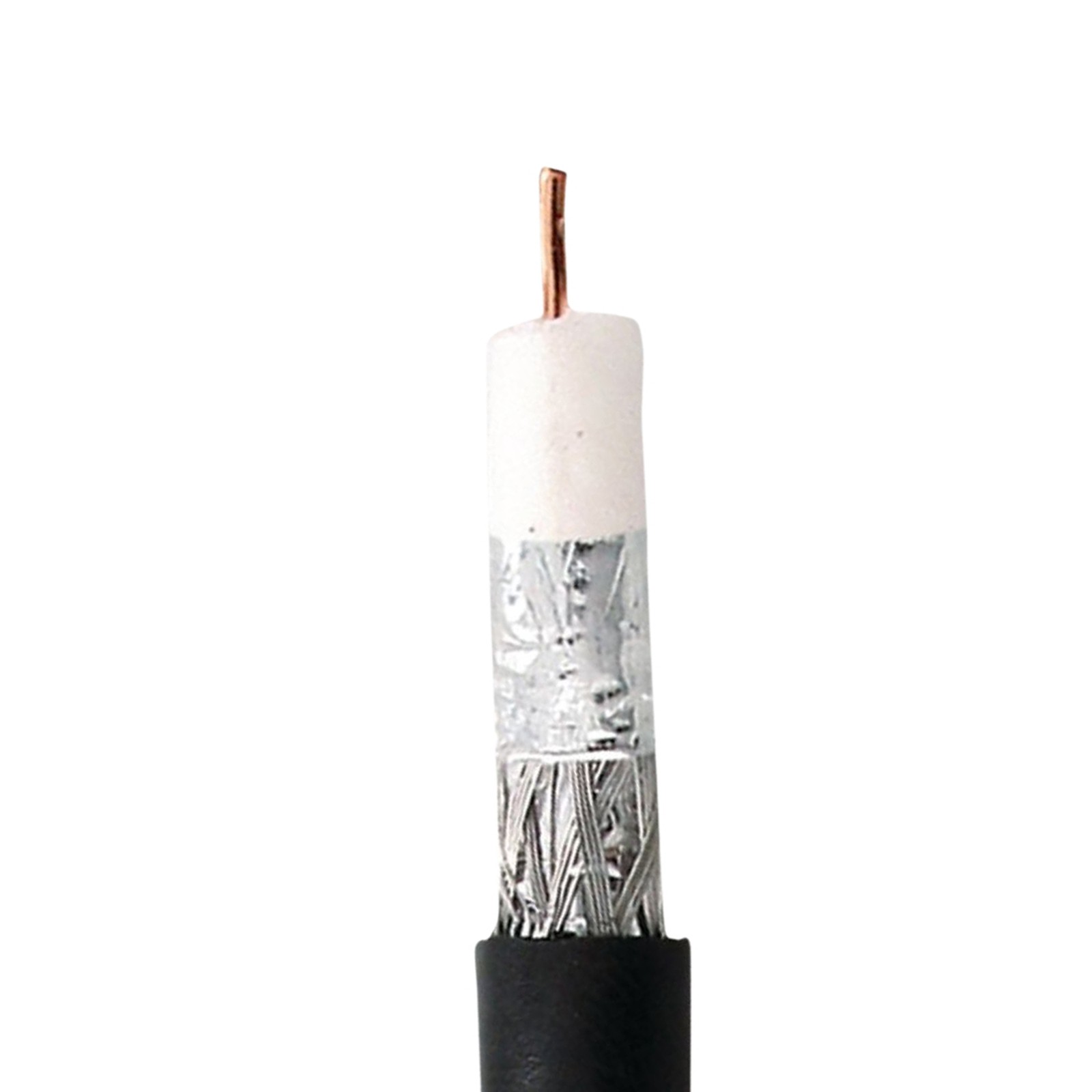 ORBIT RG6U-Q-2.2GH-BK QUAD SHIELD RG6U COAXIAL CABLE, 2.2GHZ, BLACK, SATV, 1000'