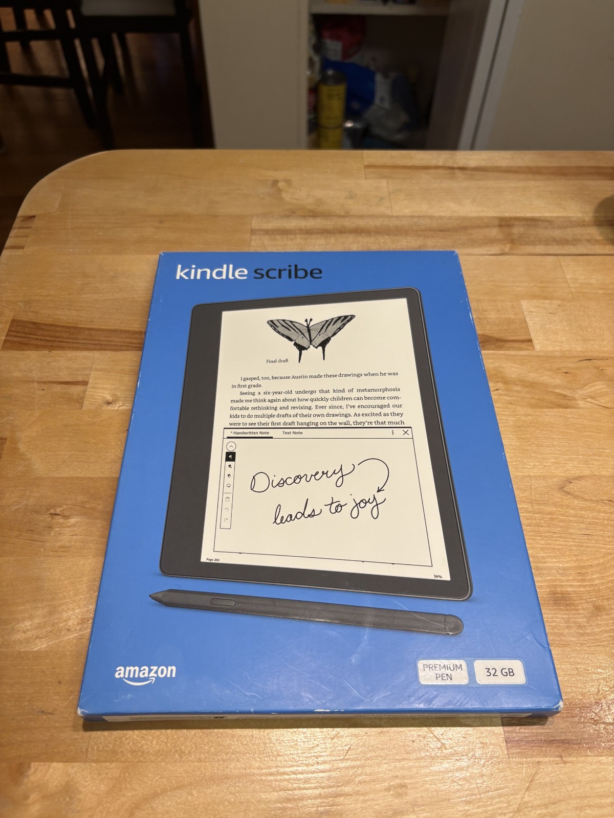 Amazon Kindle Scribe (1st Generation) 32GB, Wi-Fi, 10.2" eBook Reader - Tungsten