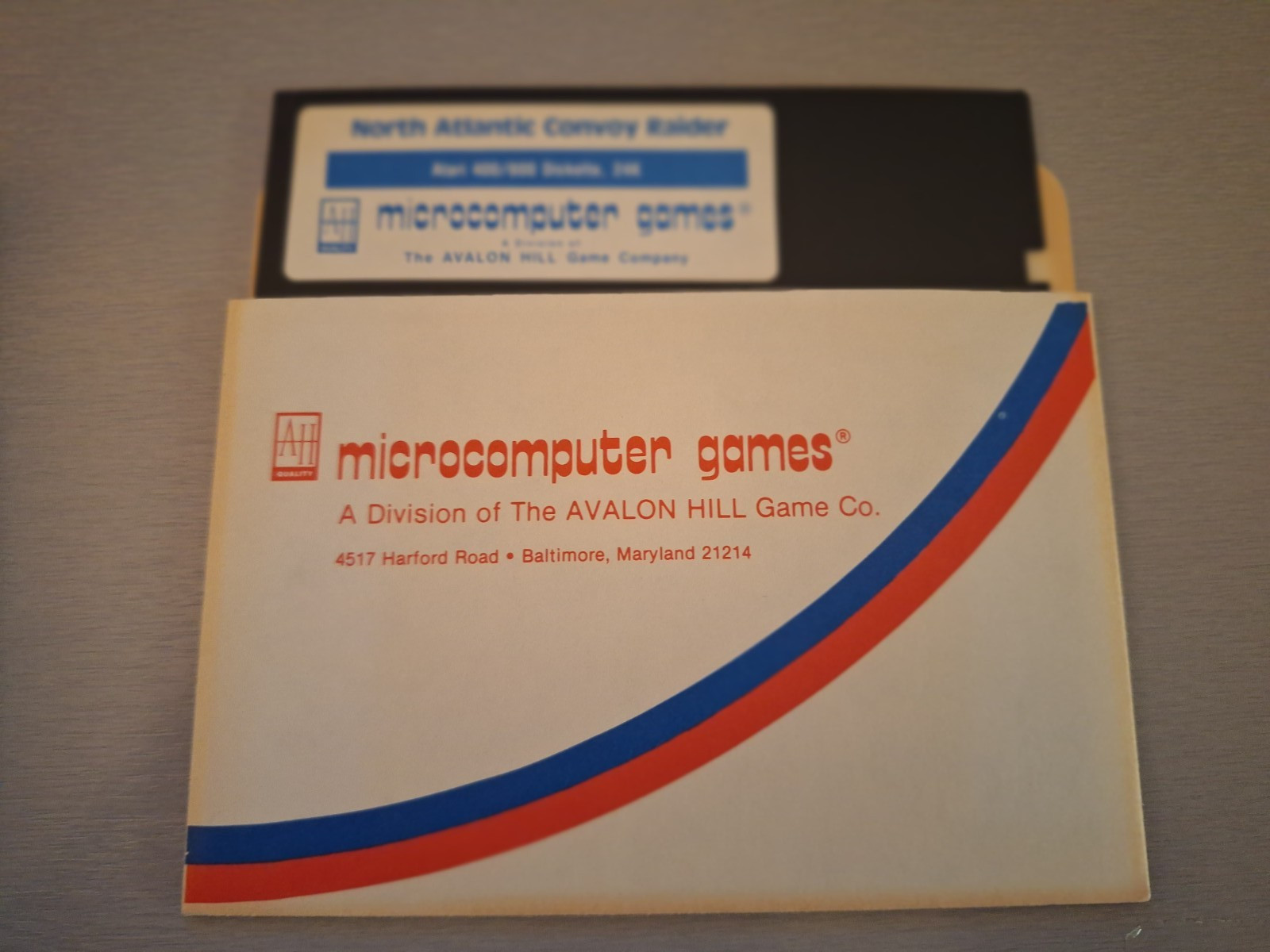 North Atlantic Convoy Raider: Atari Vintage 1980 Microcomputer Games Avalon Hill