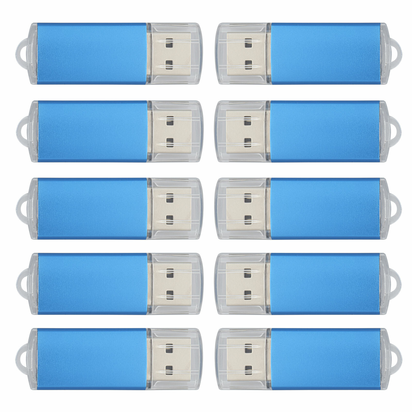 Kootion 10Pack 1g 2g 4g 8g 16g 32g 64g USB 2.0 Flash Drives Memory Thumb Sticks 