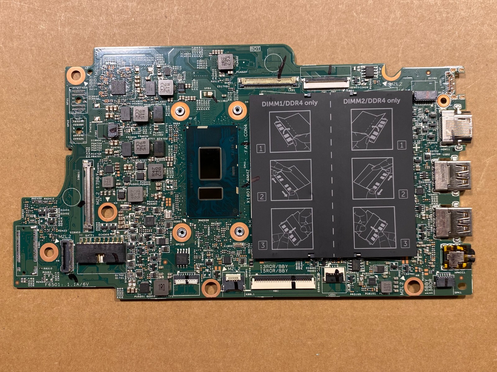 NEW Dell Inspiron 13 5379 15 5579 Motherboard Intel i5-8250U 1.6GHz 0KJ0J