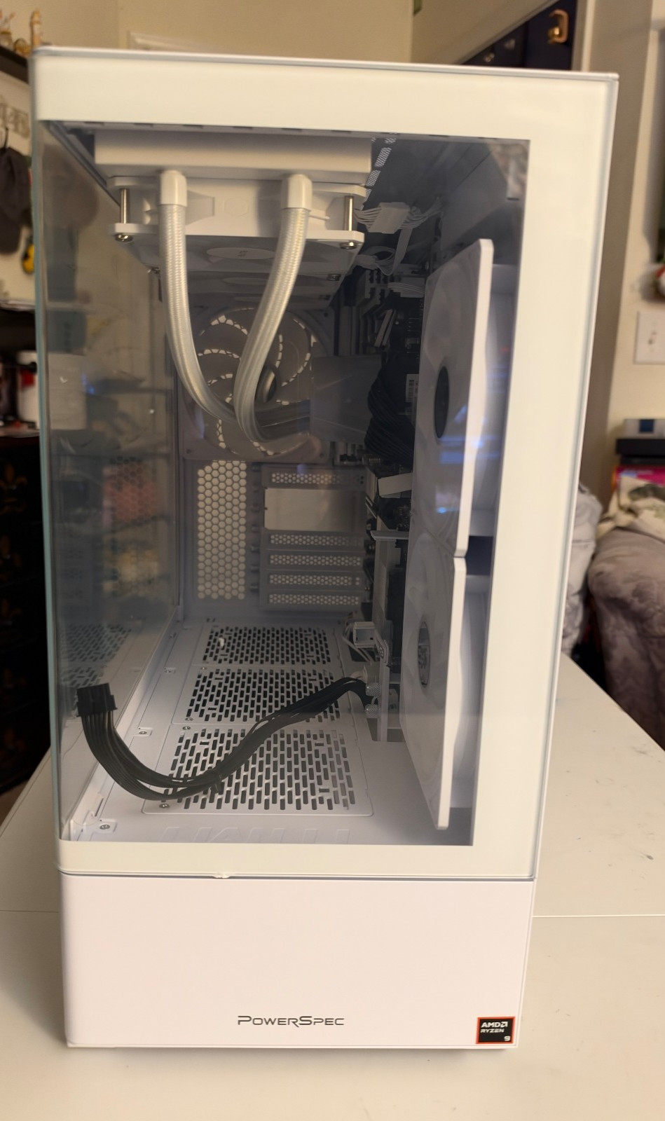 Powerspec G916 PC:  NO GPU, NO RAM, NO CPU, NO SSD. Read Description AMD