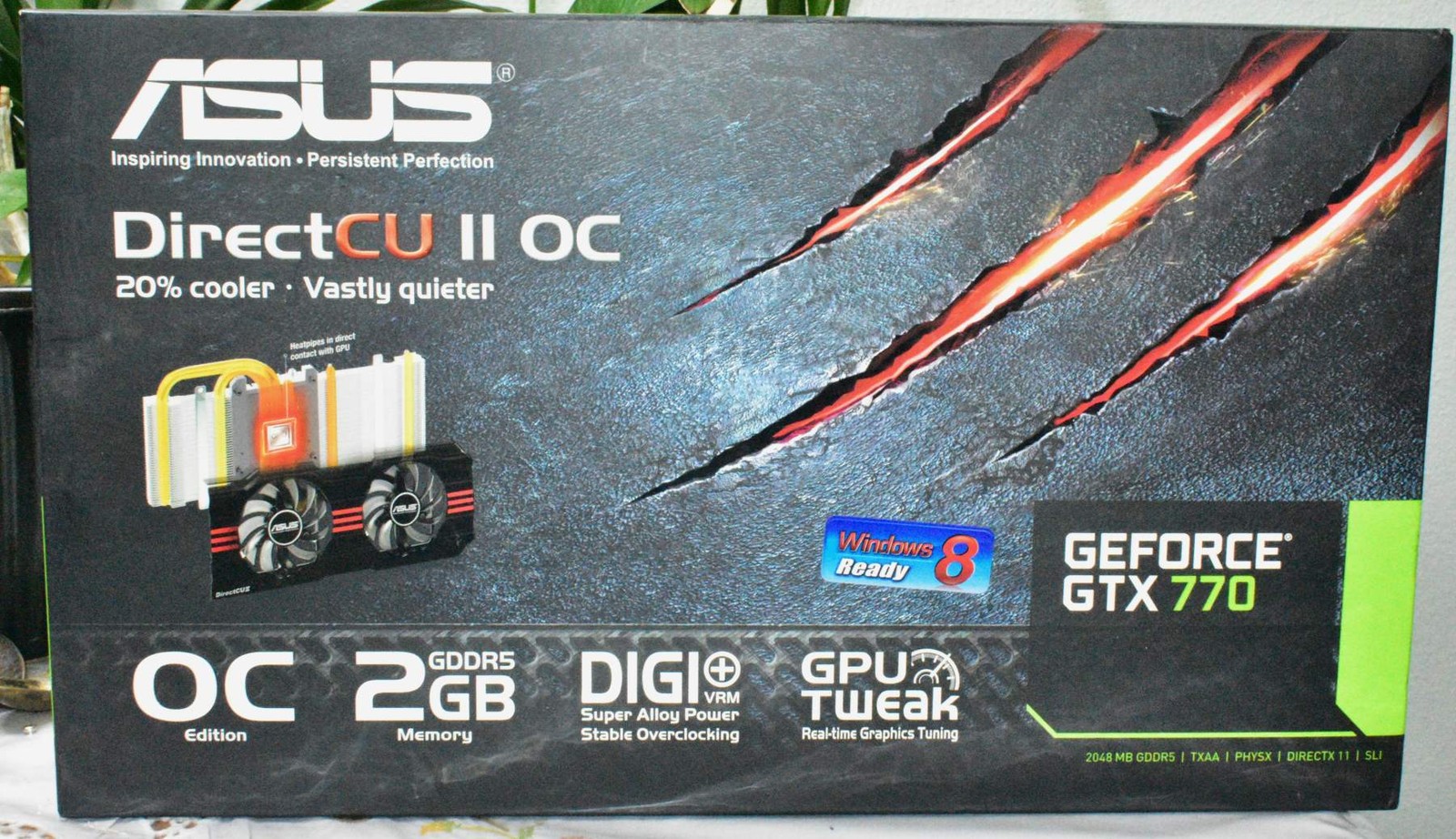 Asus GTX 770 OC 2GB GDDR5 Video Card DirectCU II, NVIDIA GeForce GTX 770 NEW NOS