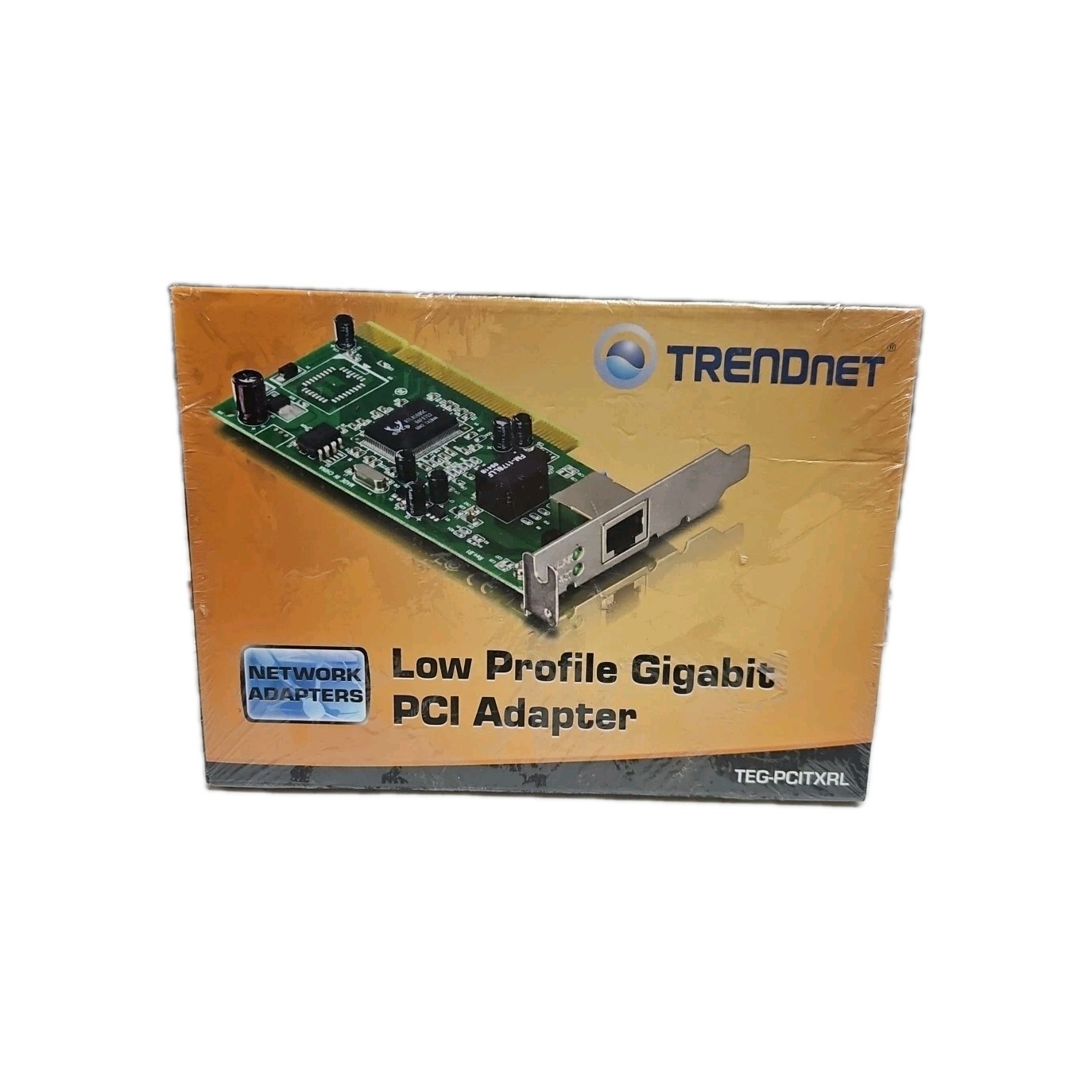 TRENDnet TEG-PCITXRL Gigabit PCI Network Card Low Profile 10/100/1000Mbps NEW