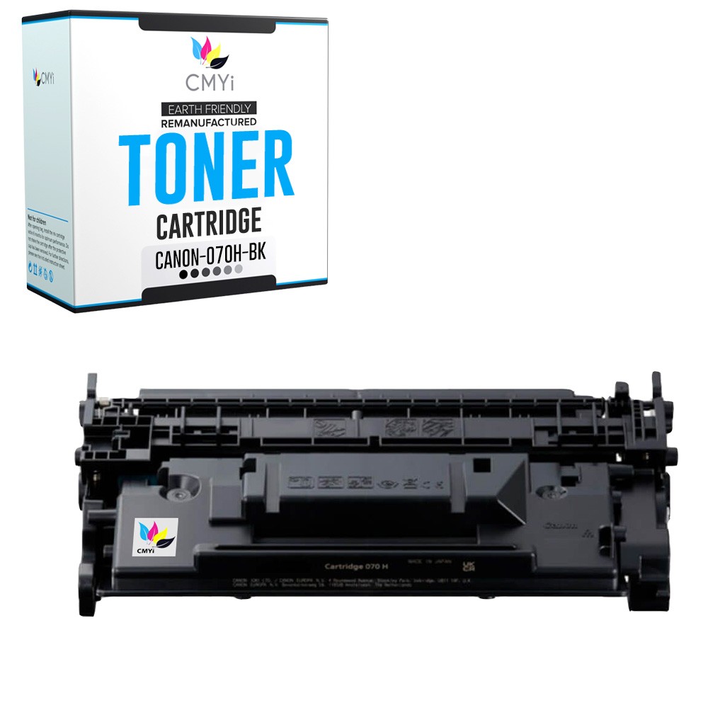 1-Pack CMYi Replacement 070H Black Toner Cartridge for Canon i-SENSYS LBP243dw