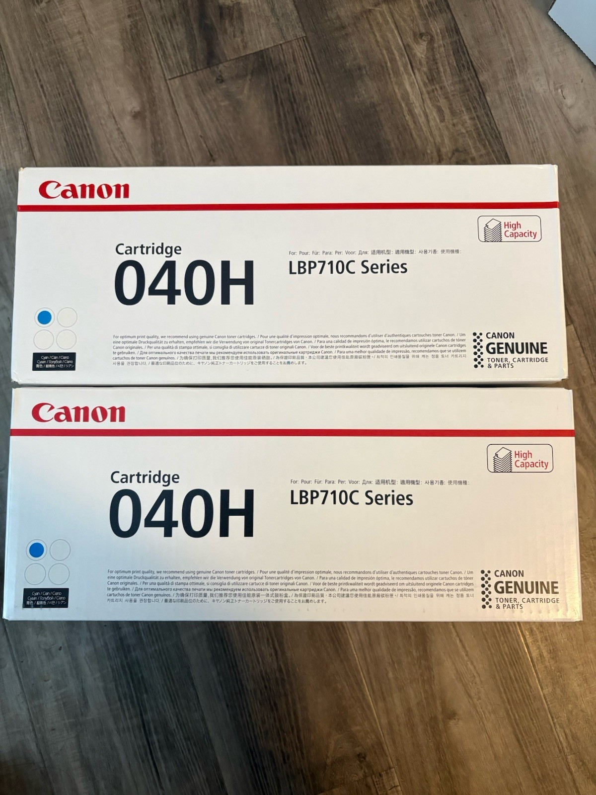Genuine Canon 040H Cyan High Yield Toner Cartridge CRG-040H NEW SEALED