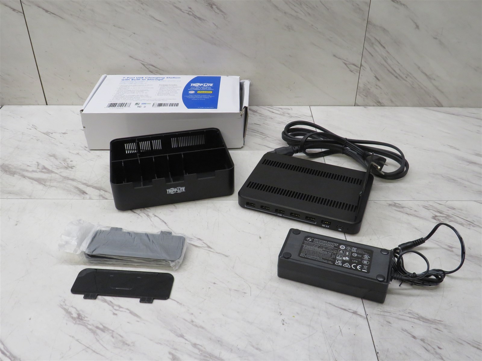 Tripp Lite U280-007-CQC-ST 60W 7-Port USB-C QC 3.0 Charging Station