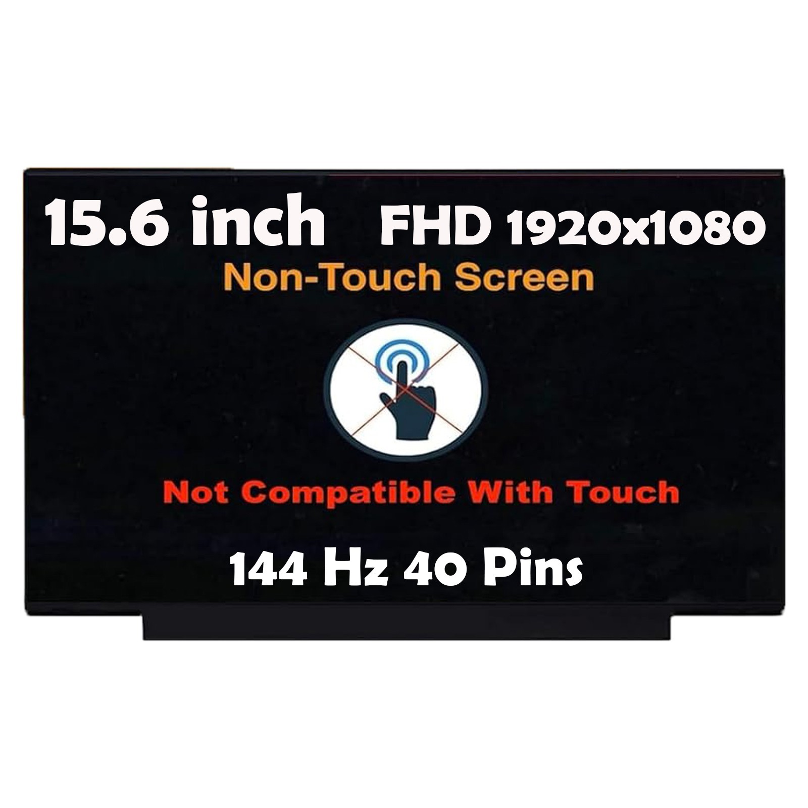 15.6" LM156LF2F03 1920x1080 144 Hz 40 pins LCD Non-Touch Screen Display Panel