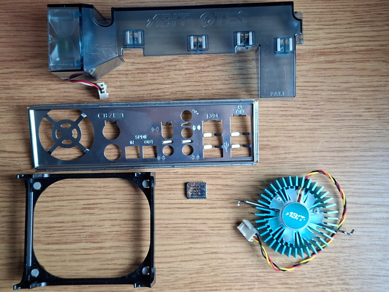 ABIT IC7-MAX3 Motherboard Parts /OTES Cooling Technology/BIOS Chip/Back panel/