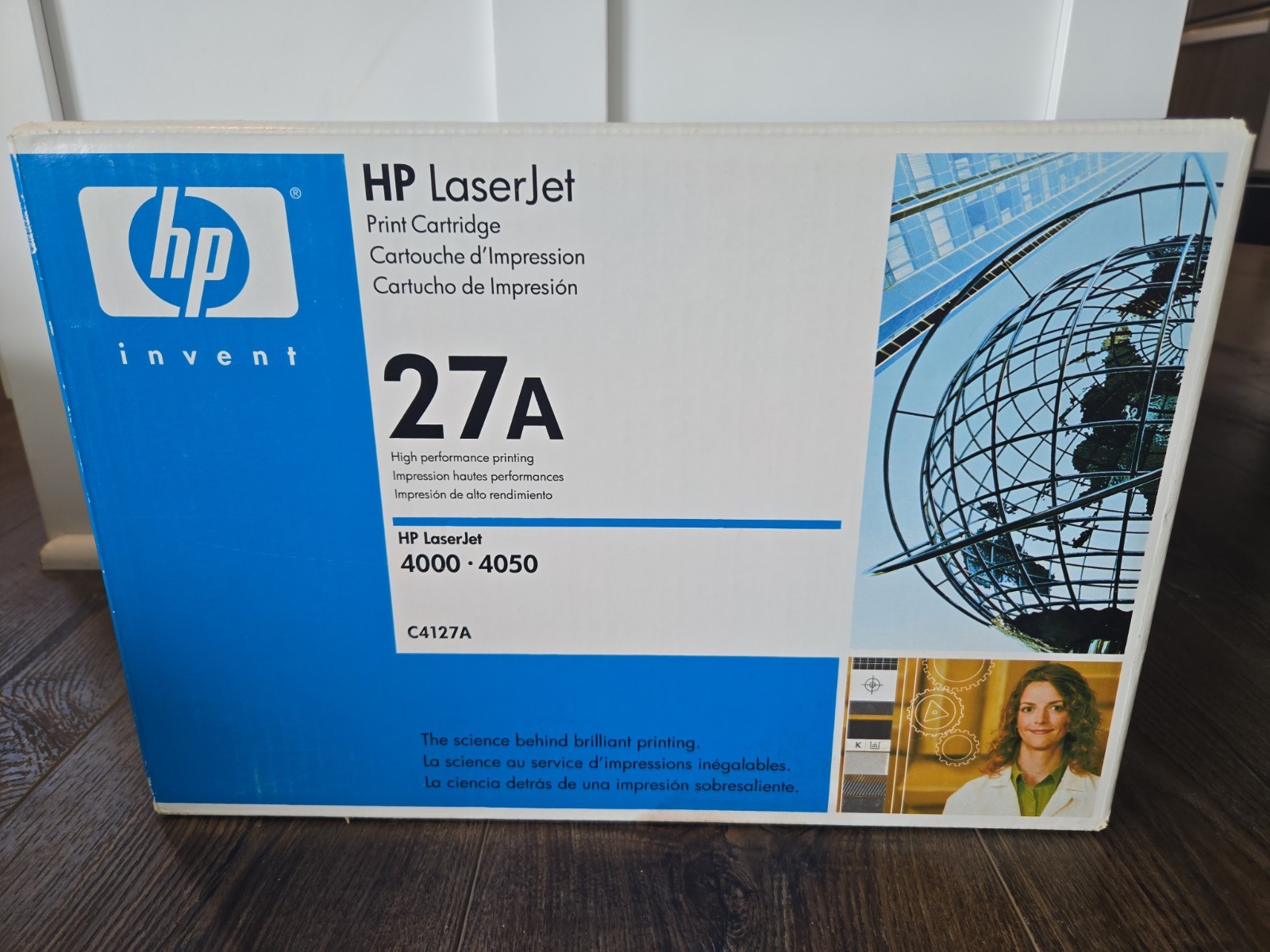 (NEW) Genuine HP 27A Black Toner Cartridge Box HP LaserJet 4000-4050 C4127A