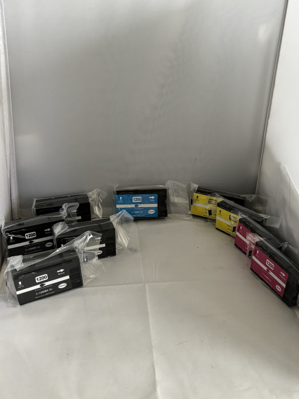 Cannon 1200 Cartridge Black Magenta Yellow and Blue Not A. Oem New Sealed In Box