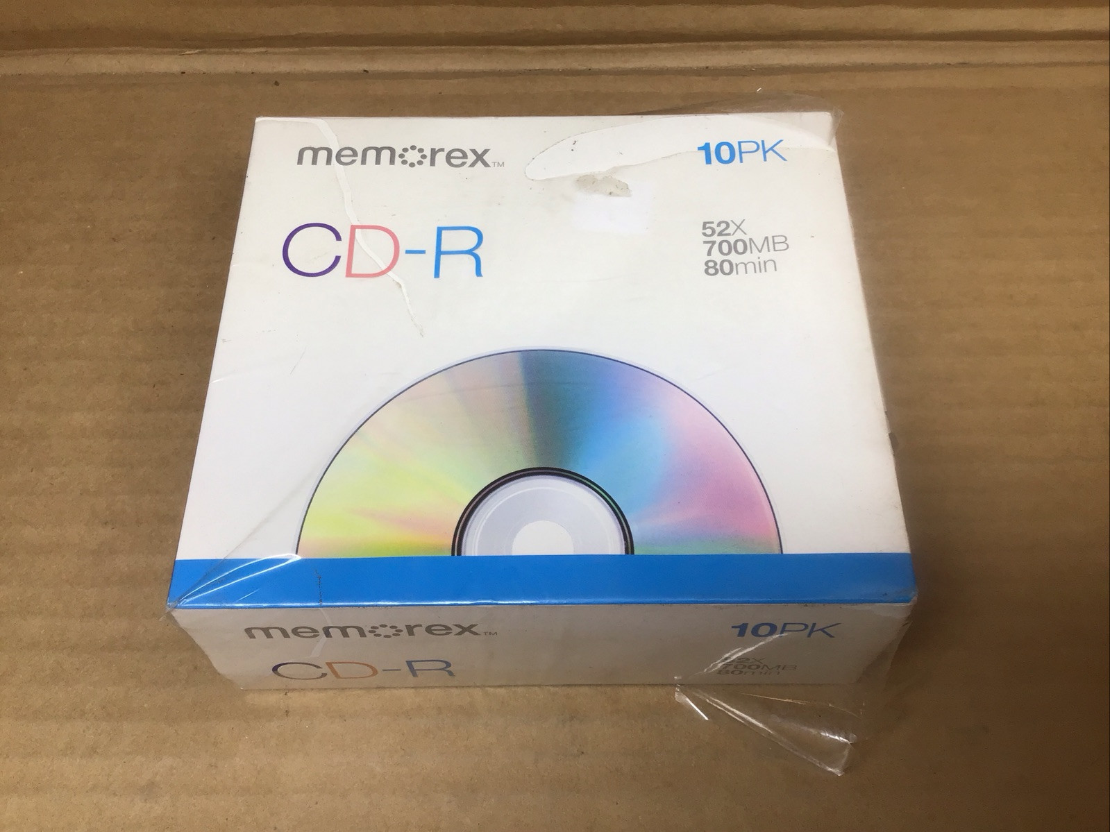 NEW 10 x  Memorex CD-R  52 X  700 MB 80 Minutes 10 CDs & Jewel Cases