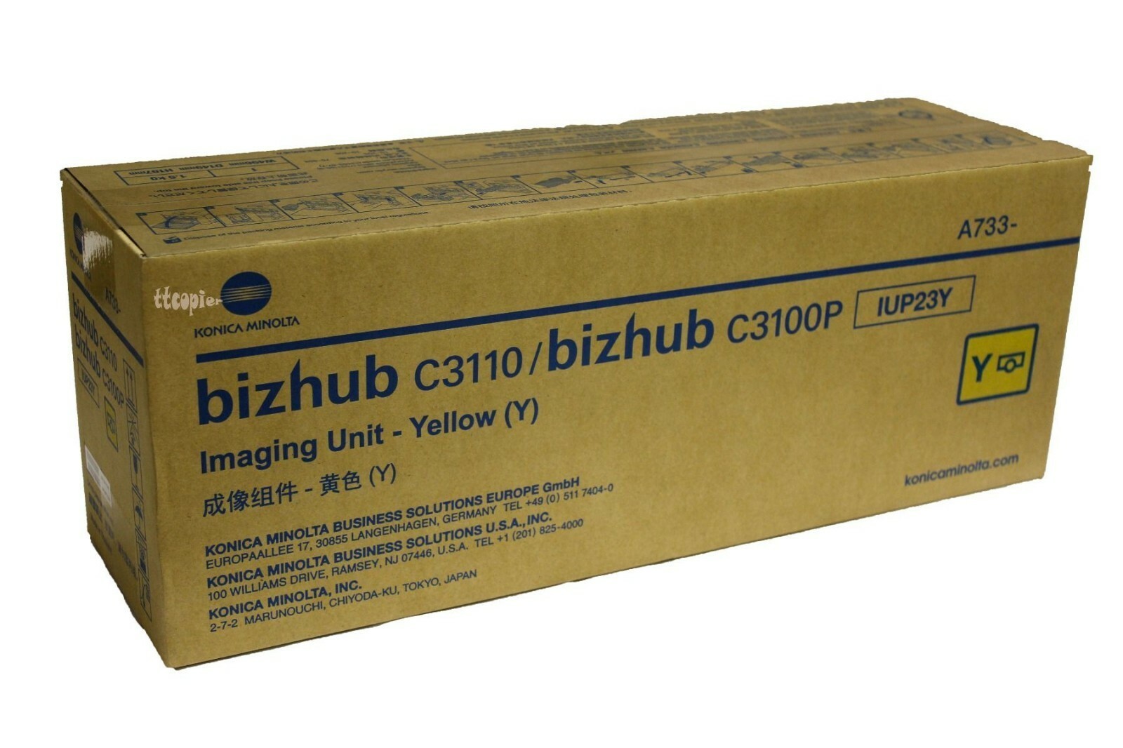 Original Konica Minolta IUP23Y Yellow Imaging Unit. New Sealed Box, We Ship F...
