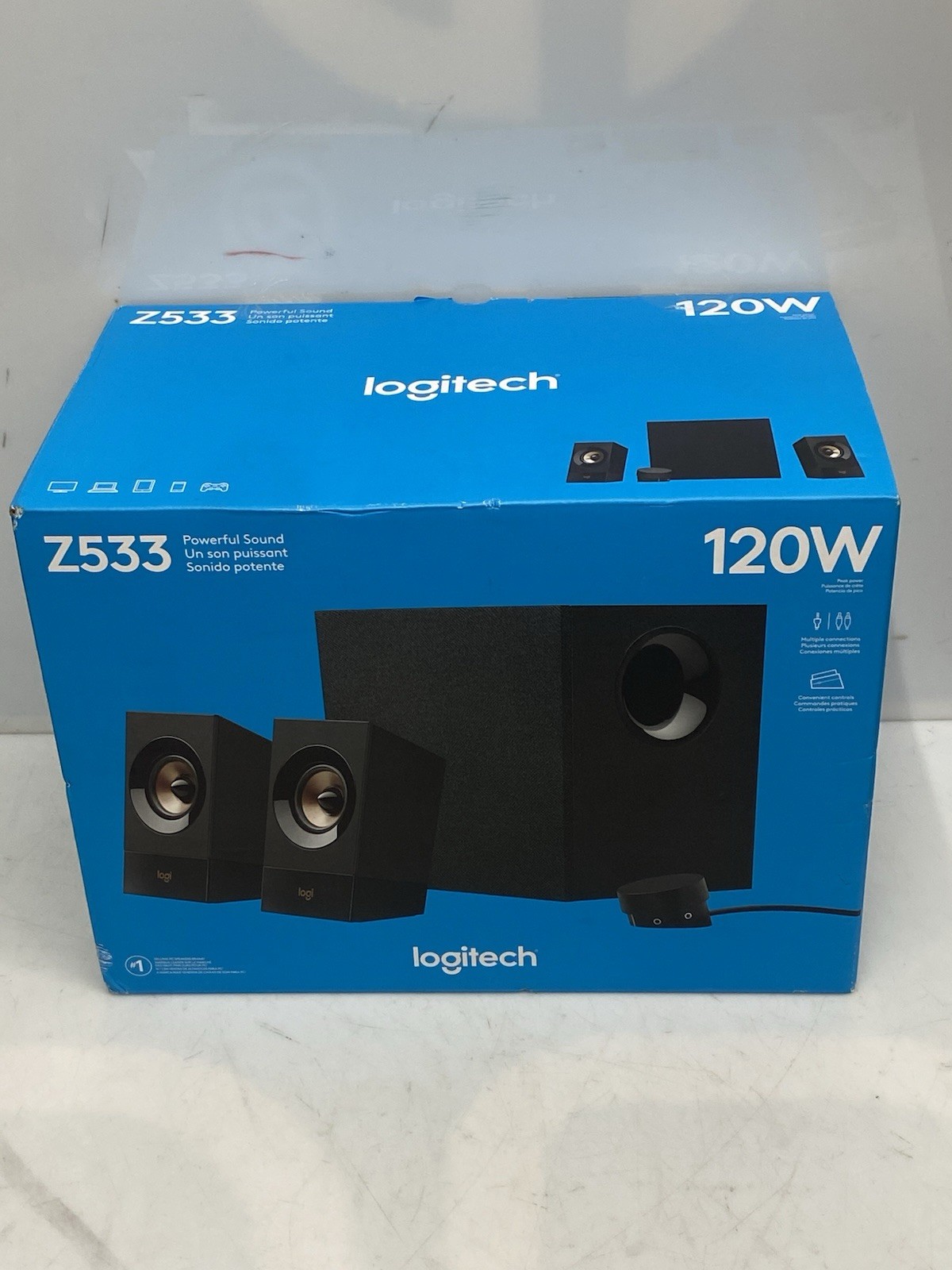 Logitech Z533 Multimedia Speaker System Black 980-001053 New