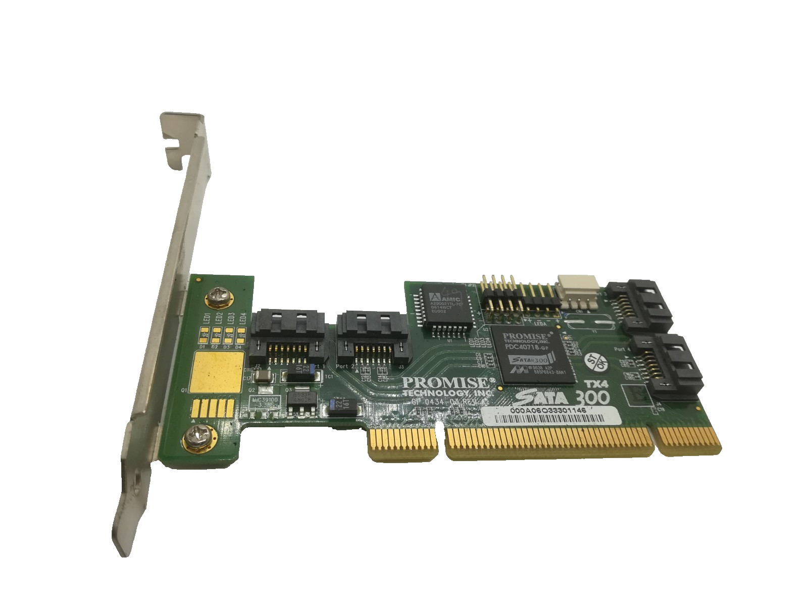 PROMISE FASTTRAK SATA 300 TX4 4 PORT PCI IDE RAID CONTROLLER CARD #GK14205