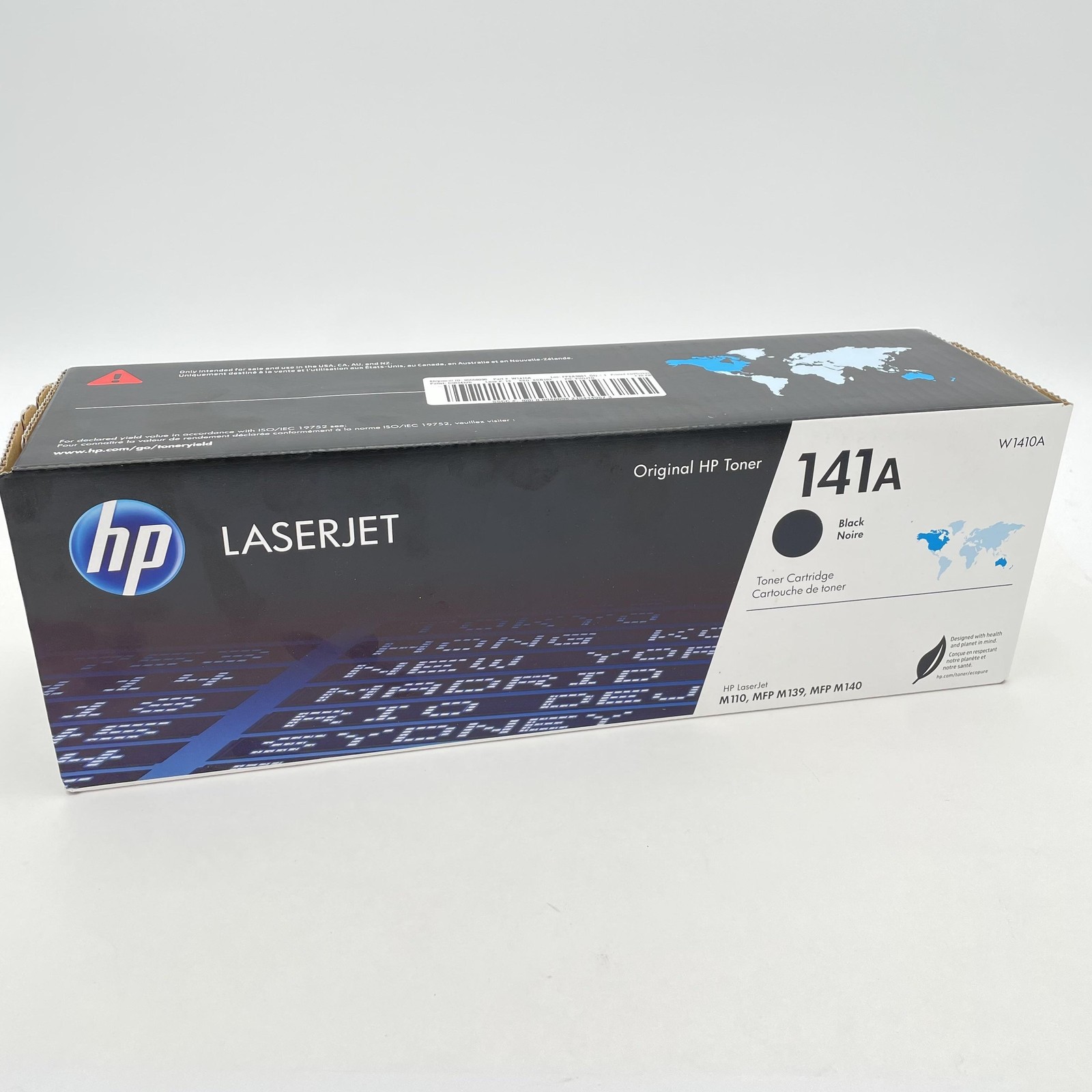 HP LaserJet 141A Black Toner Cartridge W1410A Original Genuine OEM New Sealed