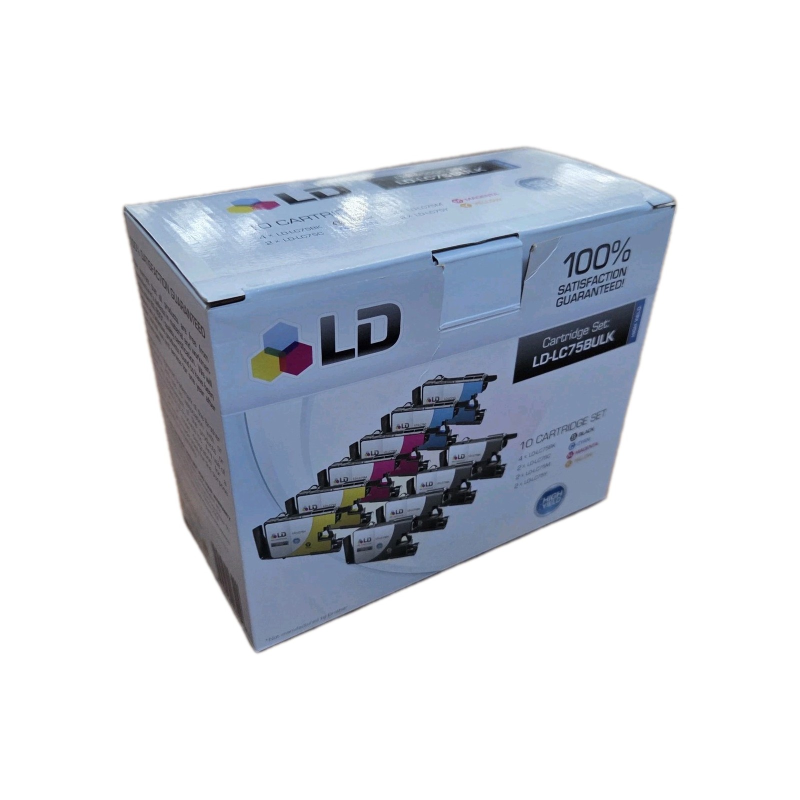 Brother LD cartridge set LD-LC75BULK Lot Of 10 