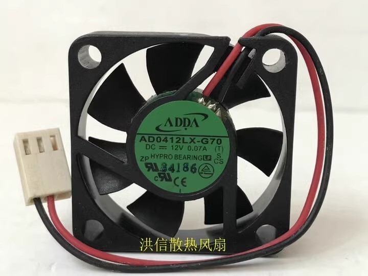 ADDA AD0412LX-G70 4010 DC12V 0.07A 40*10MM 4-Pin Silent Cooling Fan