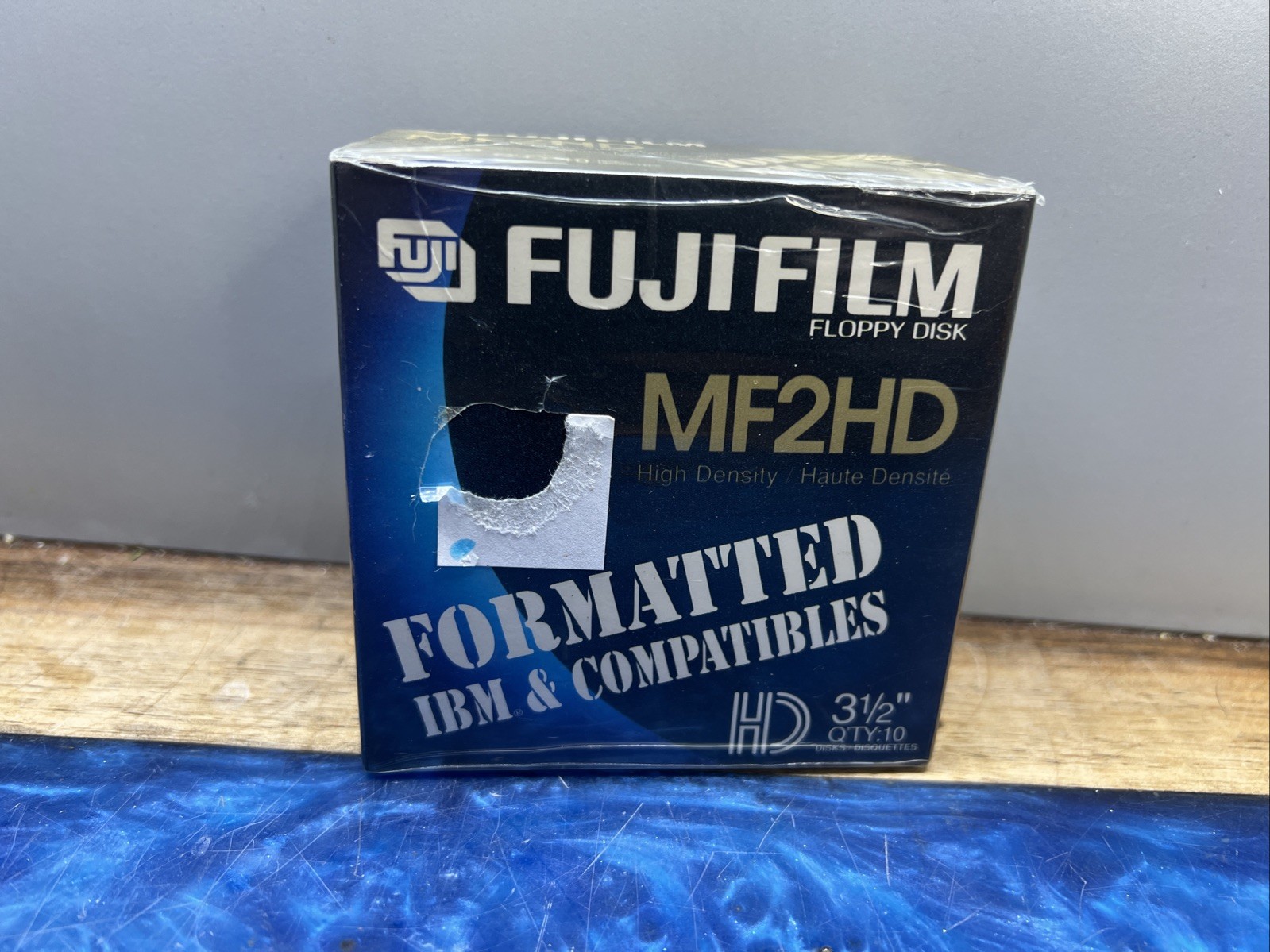 Fujifilm Floppy Disks 2HD 3 1/2” Pack 10 NEW Sealed IBM Microsoft
