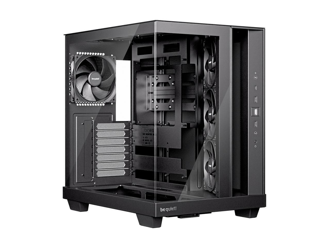 be quiet Light Base 500 Black Light Base 500 Black Black ABS / Steel / Tempered