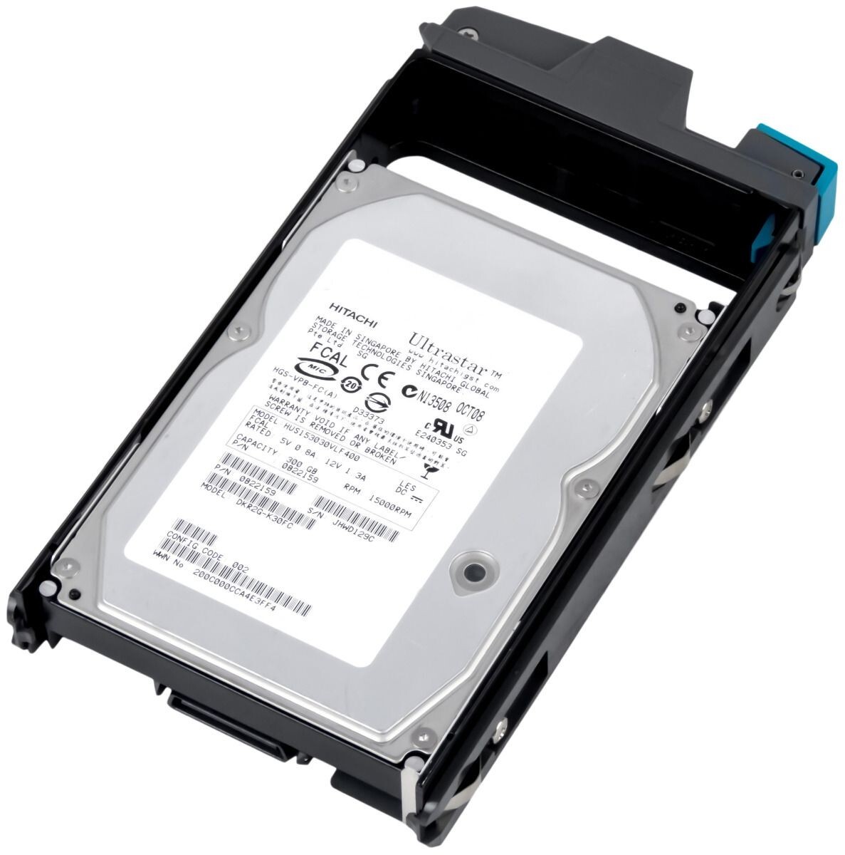 HARD DRIVE HITACHI UltraStar 15K300 HUS153030VLF400 300GB 15K FC 3.5''