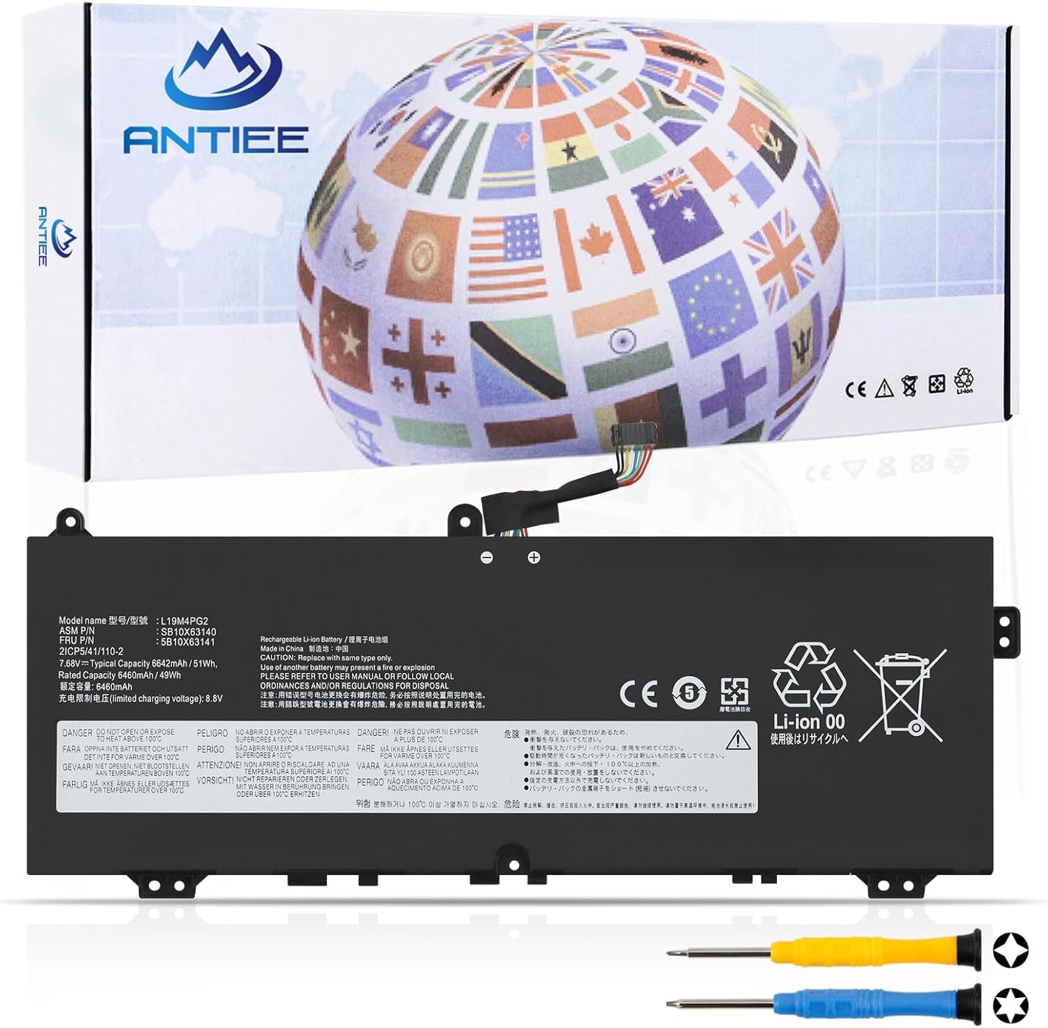 L19M4PG2 SB10X63140 5B10X63141 Laptop Battery for Lenovo IdeaPad ChromeBook
