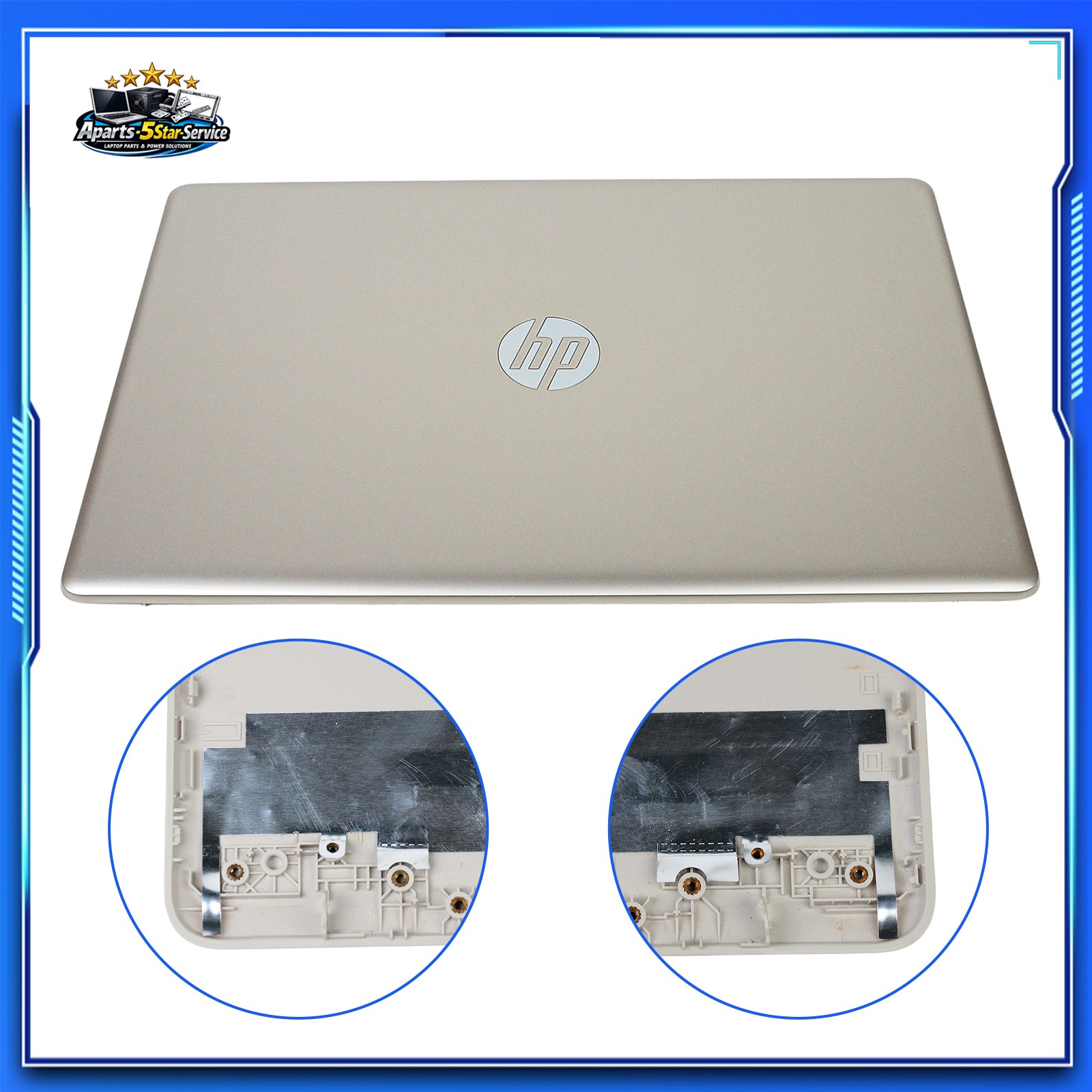 NEW Gold LCD Back Cover for HP Pavilion 17-BY 17BY 17-CA 17T-BY L22500-001