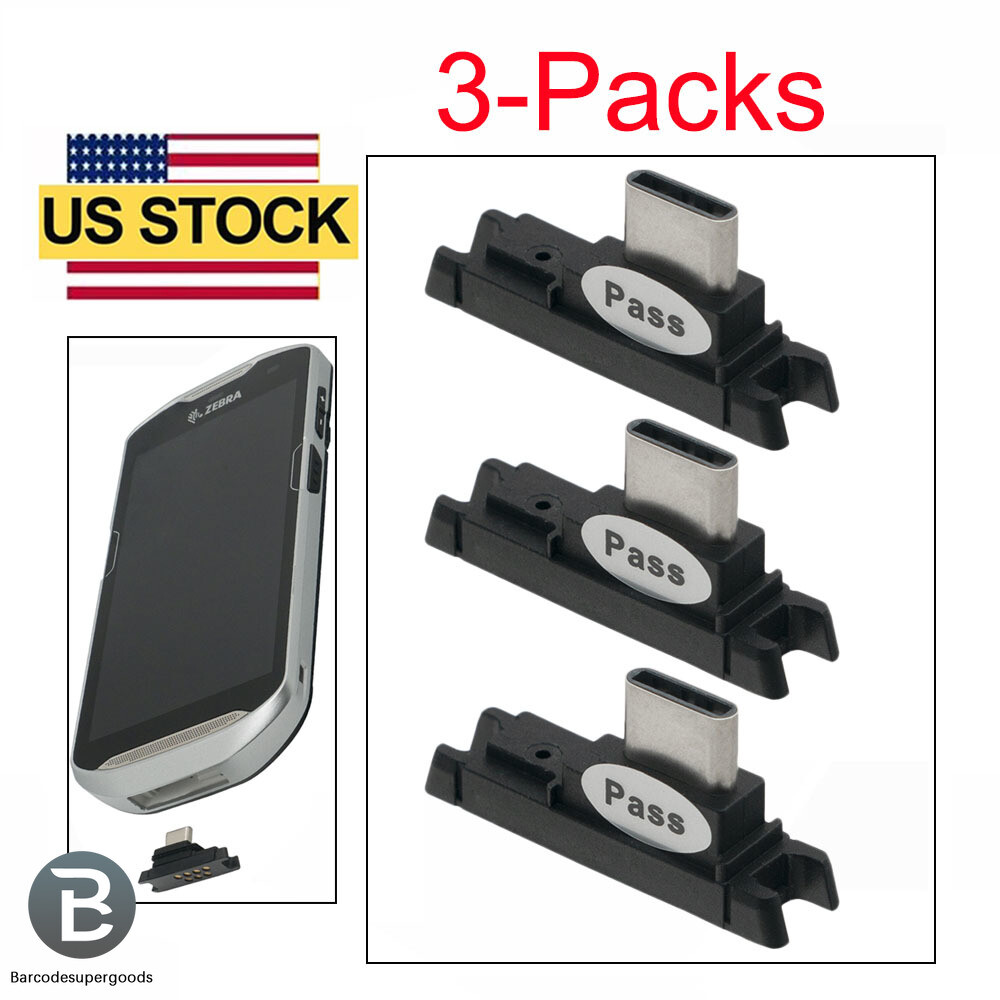 3X Sync & Charge Connector for  Zebra Symbol TC51 TC510K TC56 TC52 TC57