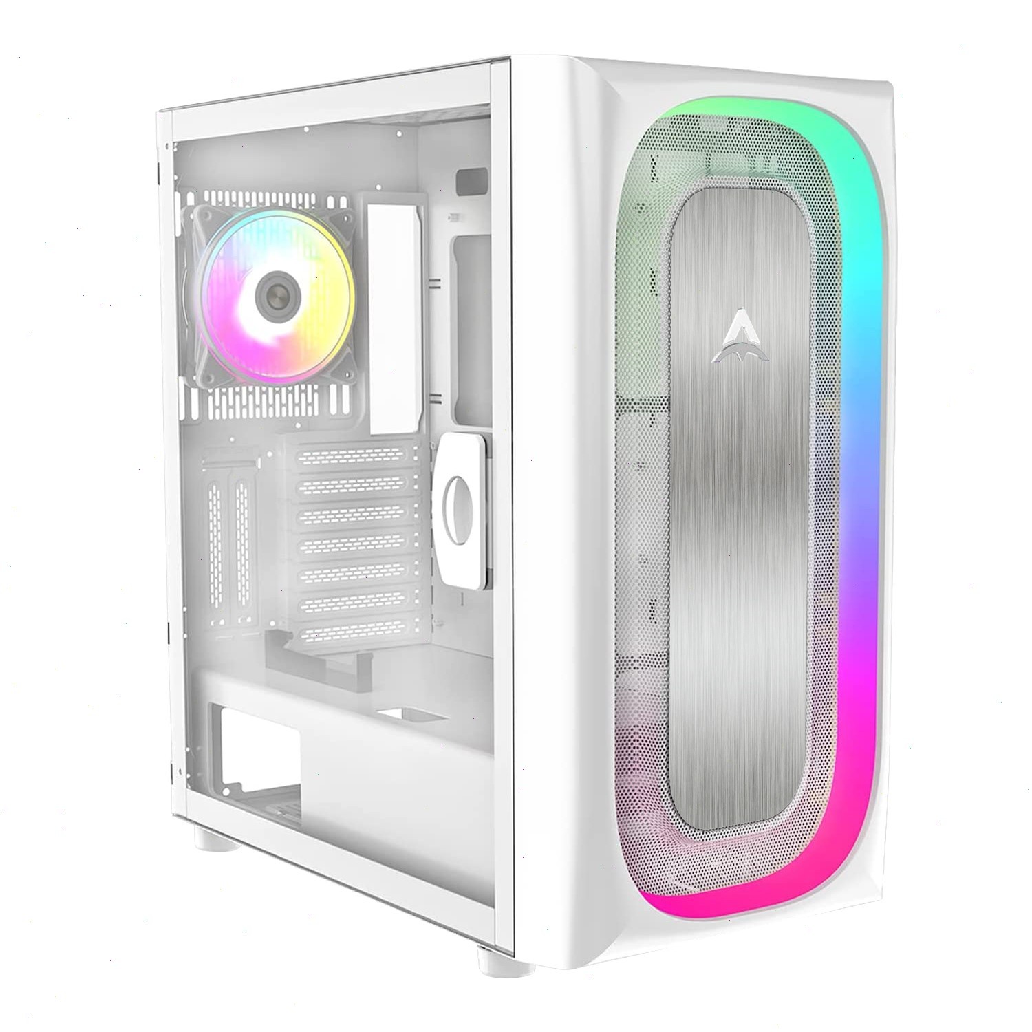 ALSEYE Ai-Pro White E-ATX Mid Tower Gaming Computer PC Case