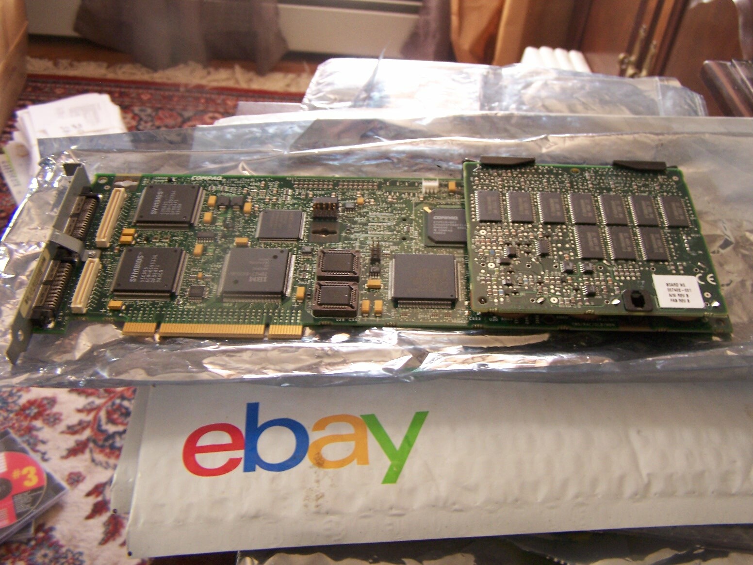 Compaq 2 CH LVD/SE SCSI Array Controller Board P/N 007402-001