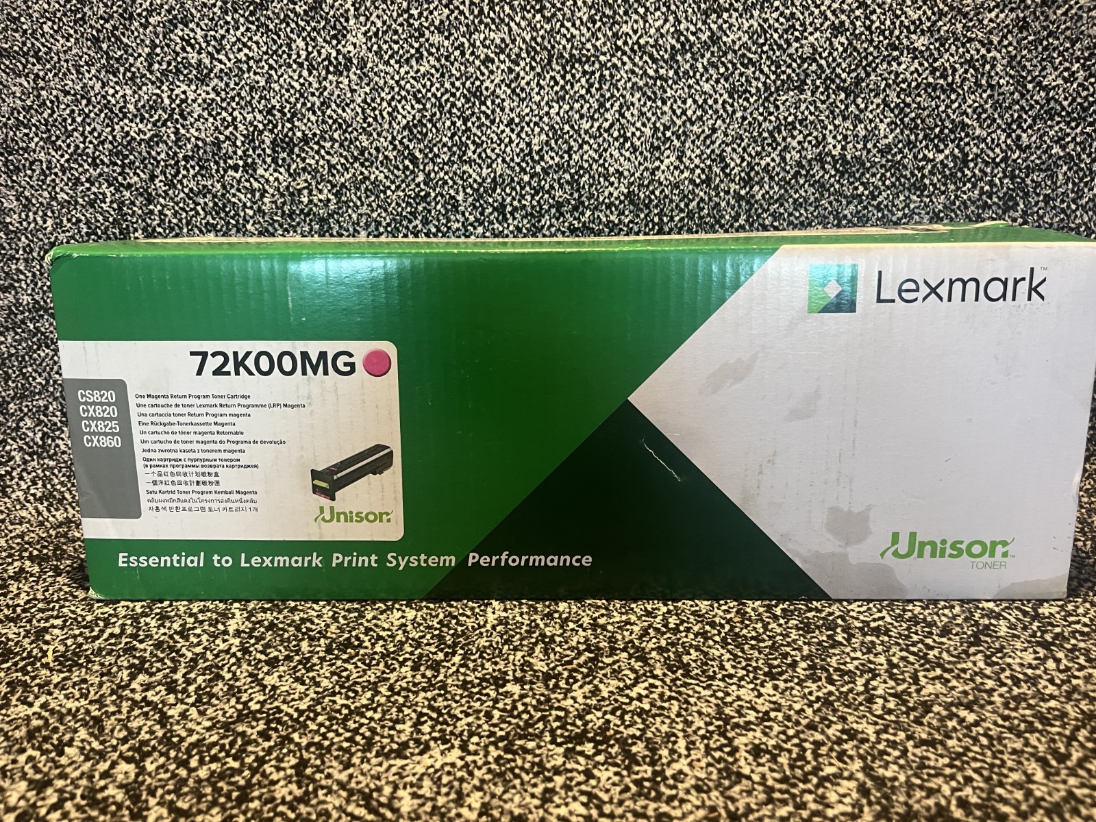 Lexmark 72K00MG New 8,000 Page-Yield Toner - Magenta Toner Cartridge Sealed