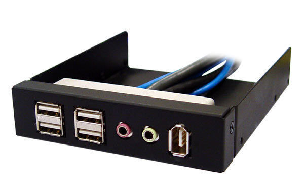 Silverstone FP32B  I/O Black 3.5inch Bay Front Panel